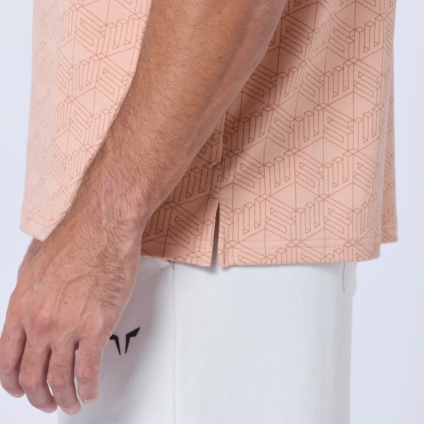 تيشرت ايسينشال اكتيف - طبعة سكري