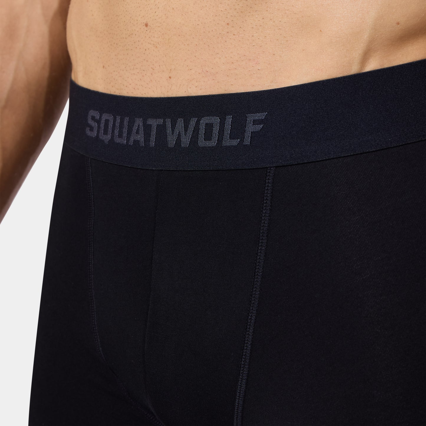 بوكسر قطني 5" 3 قطع - أسود