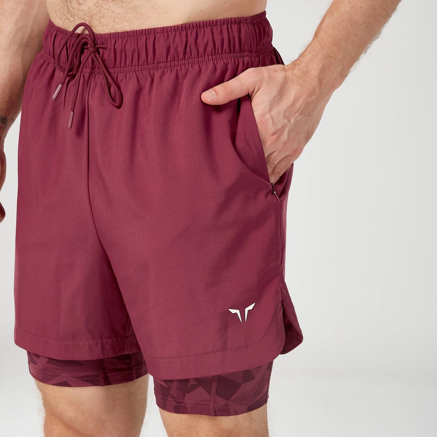 Limitless 2-in-1 7" Shorts - Burgundy