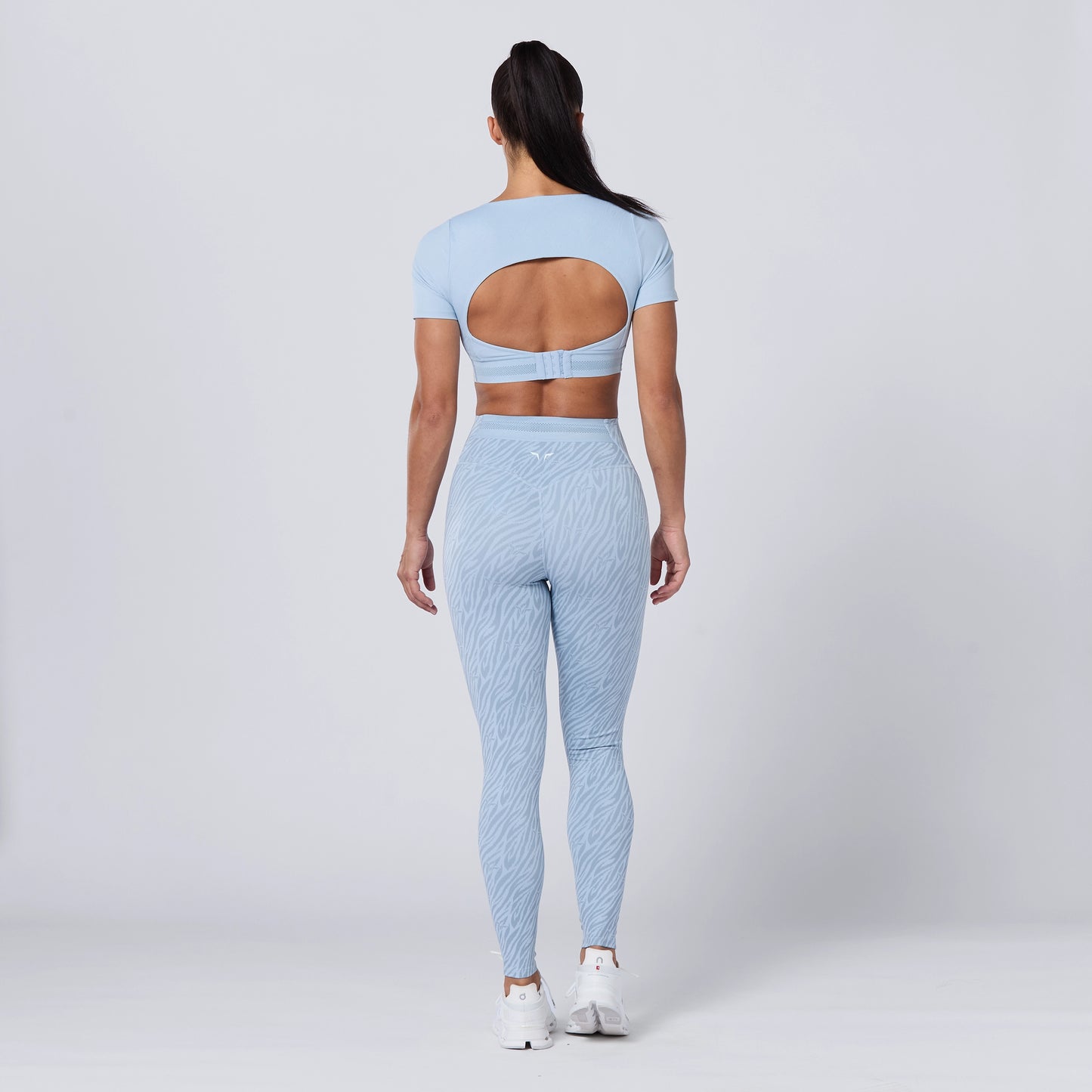 Anti-Slip Leggings 27" - Skyway Print