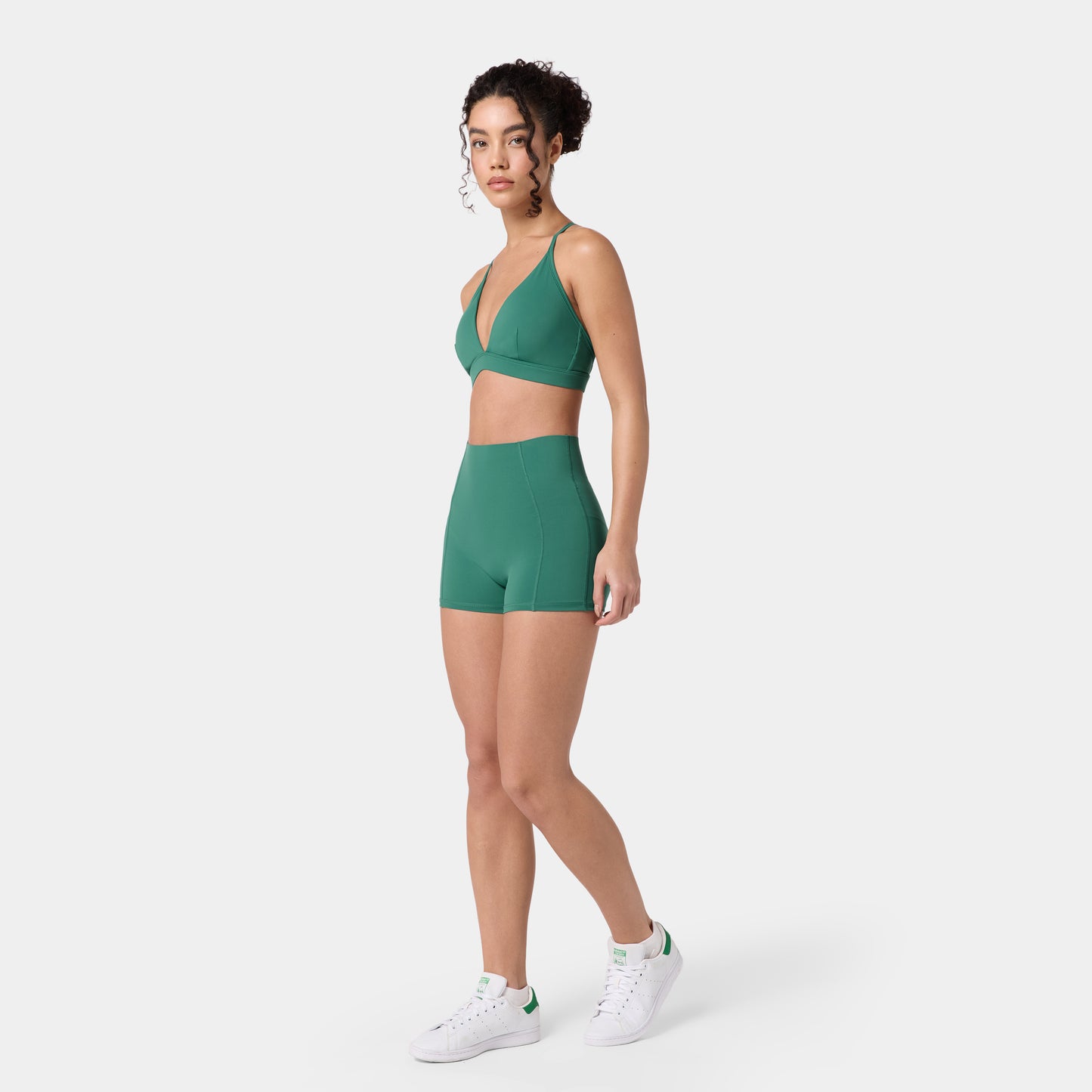 Authentic Cross Back Bra - Galapagos Green