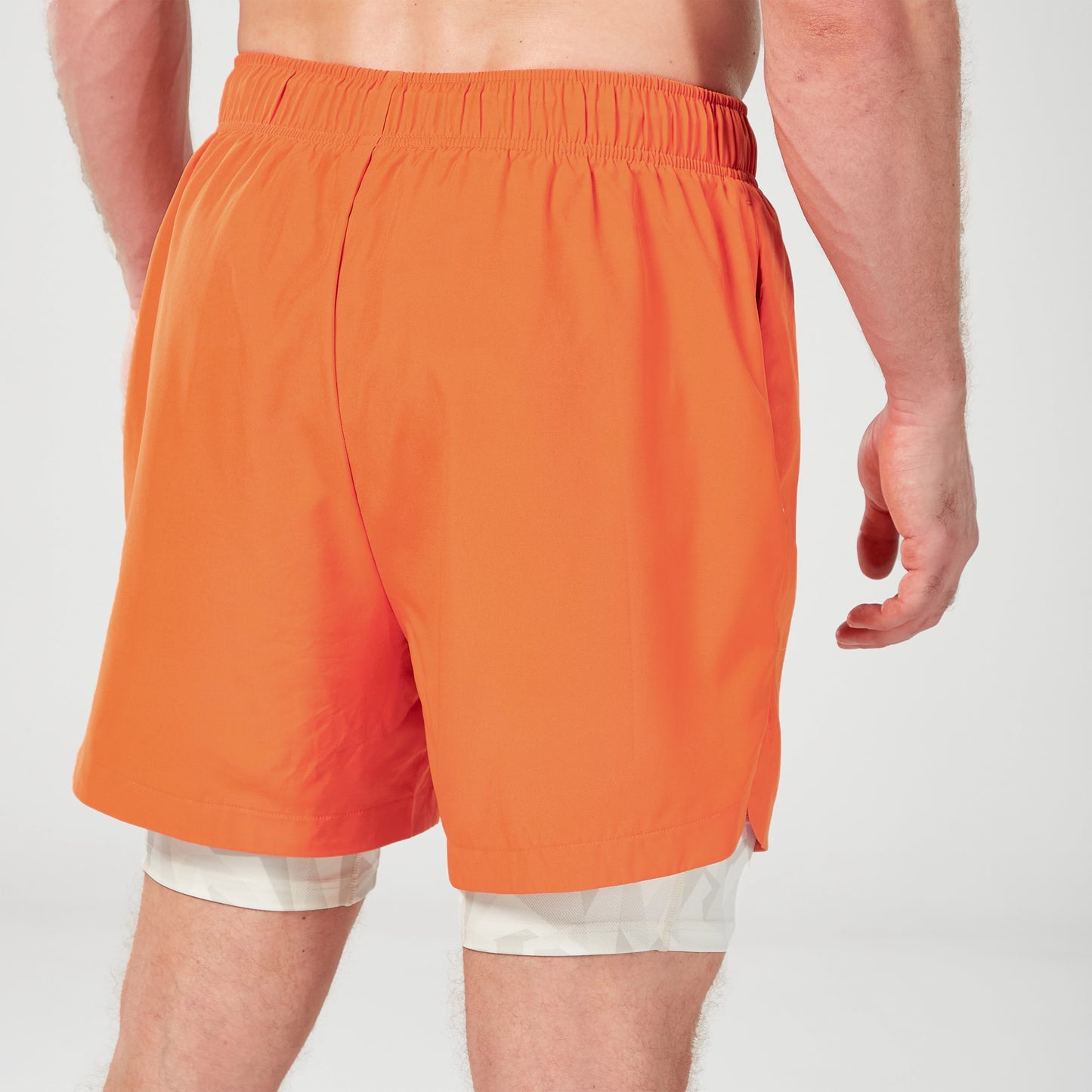 Limitless 2-in-1 7" Shorts - Persimmon Orange