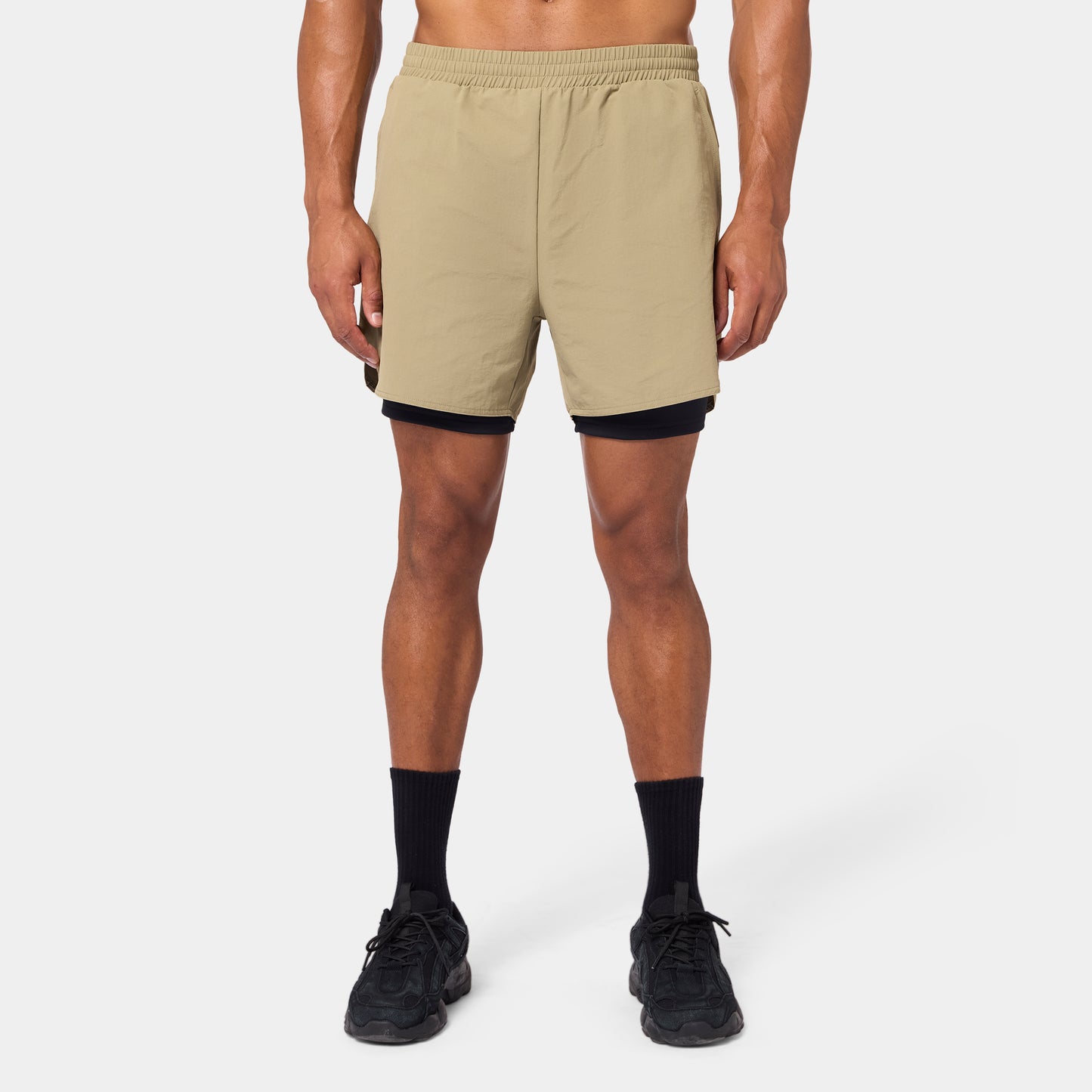 آكت دراي® شورت 2 في 1 5" - زيتوني