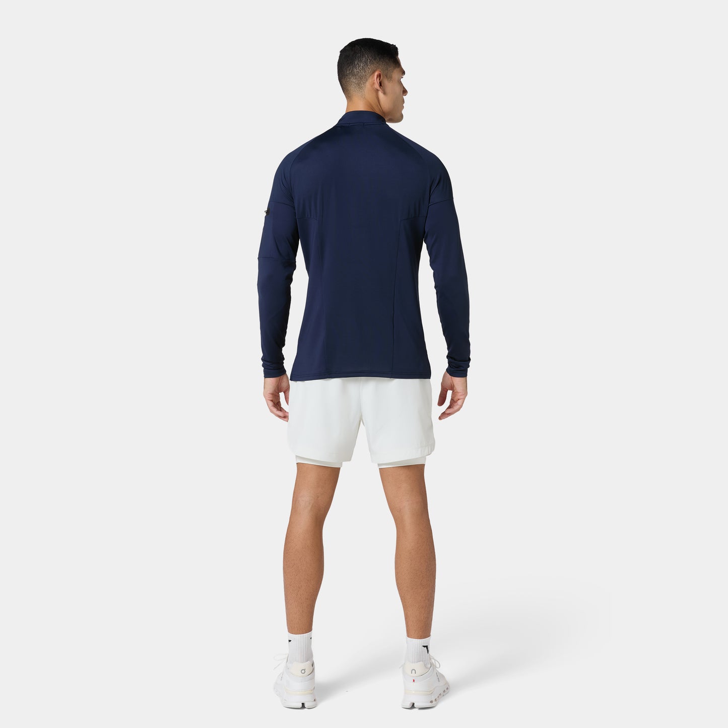 آكت دراي® الفا ربع سحاب بأكمام طويلة - كحلي