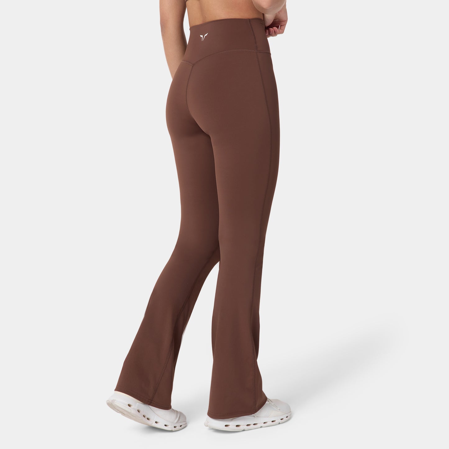 High Rise Flared Pants - Chestnut