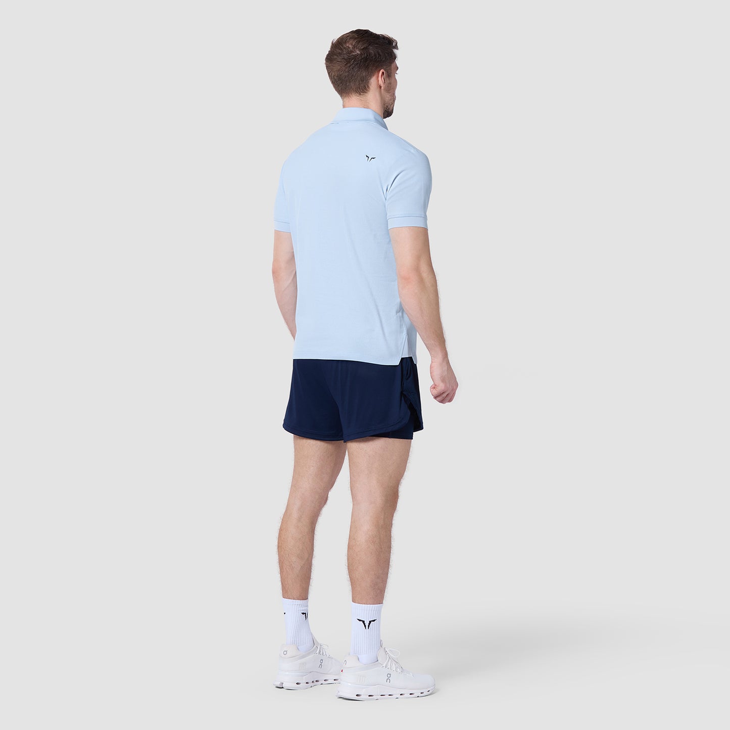 تيشيرت بولو كور أوفر أتشيفر - أزرق سماوي