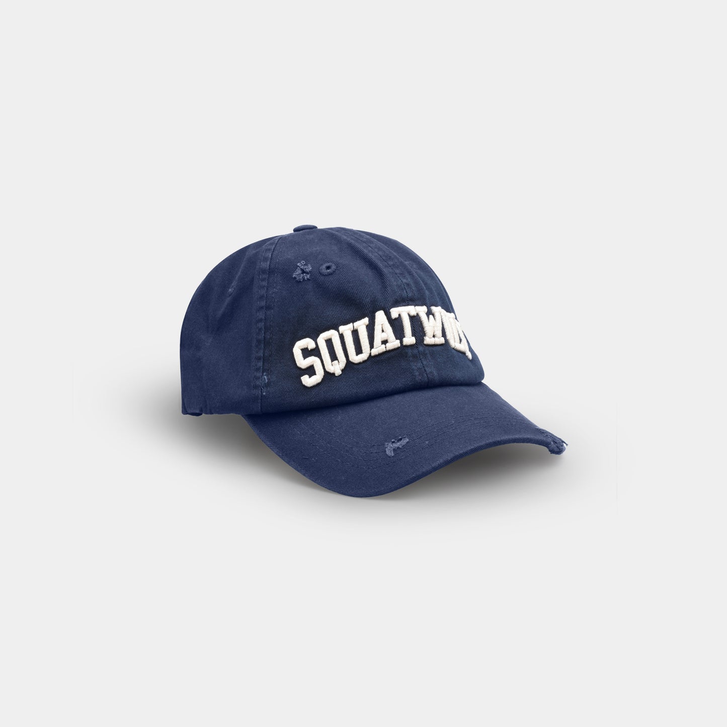 Distressed Baseball Cap - Navy
