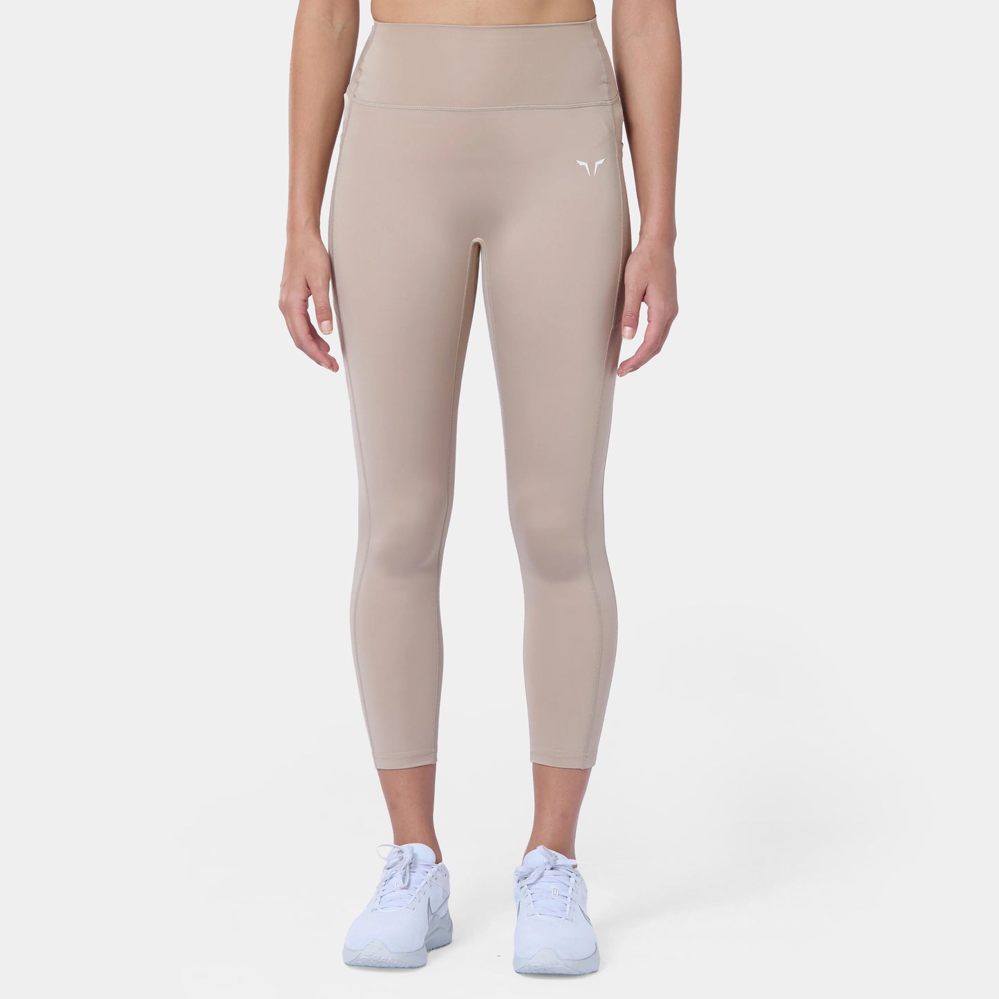 ليقينز بخصر مرتفع 24" - ترابي