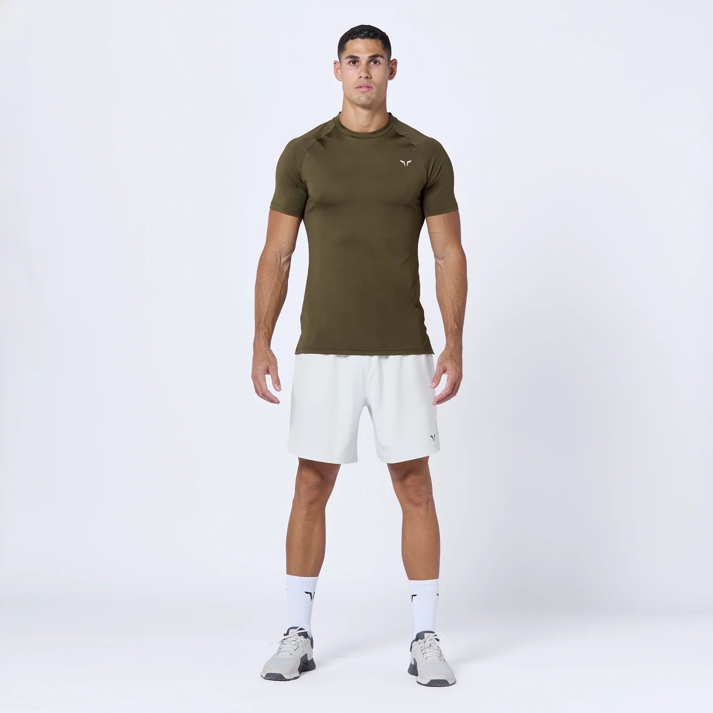 تيشيرت جيم خفيف للغاية - زيتوني داكن