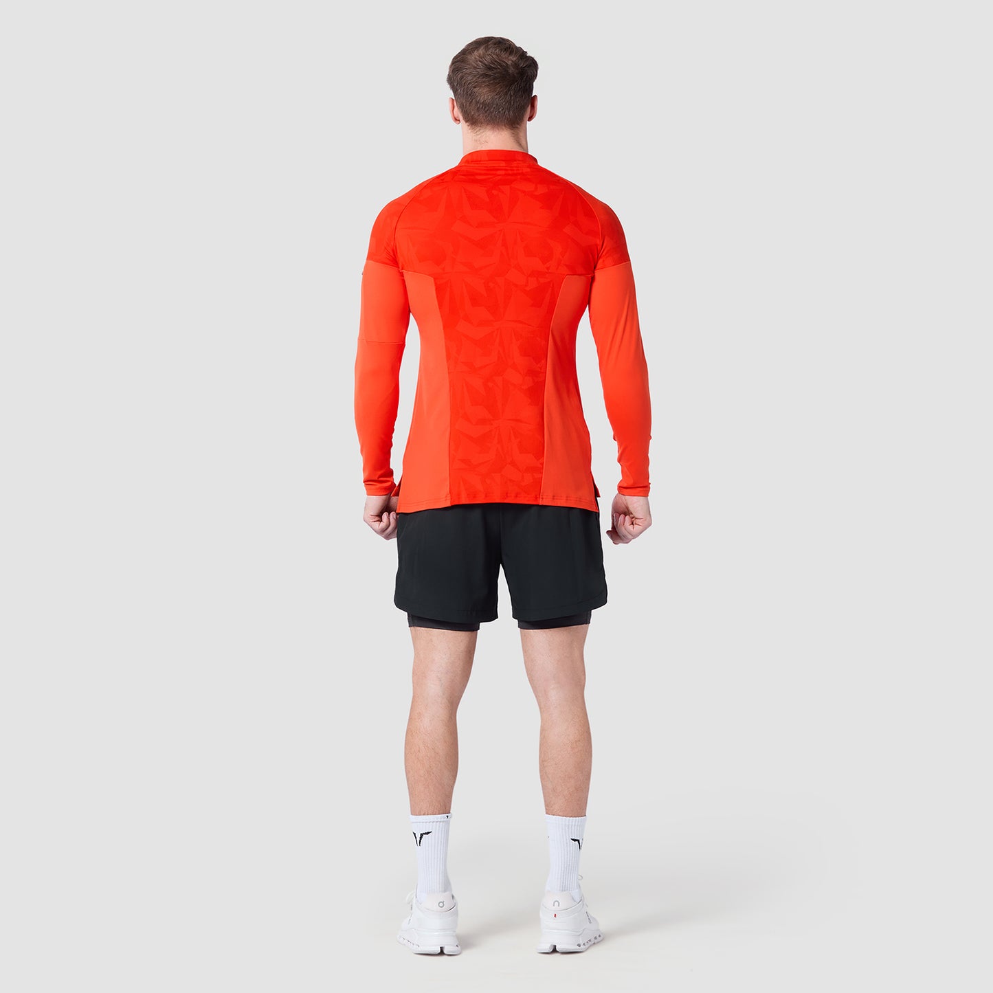 بلوزة إيفولف 2.0 للركض - نمط تموية برتقالي