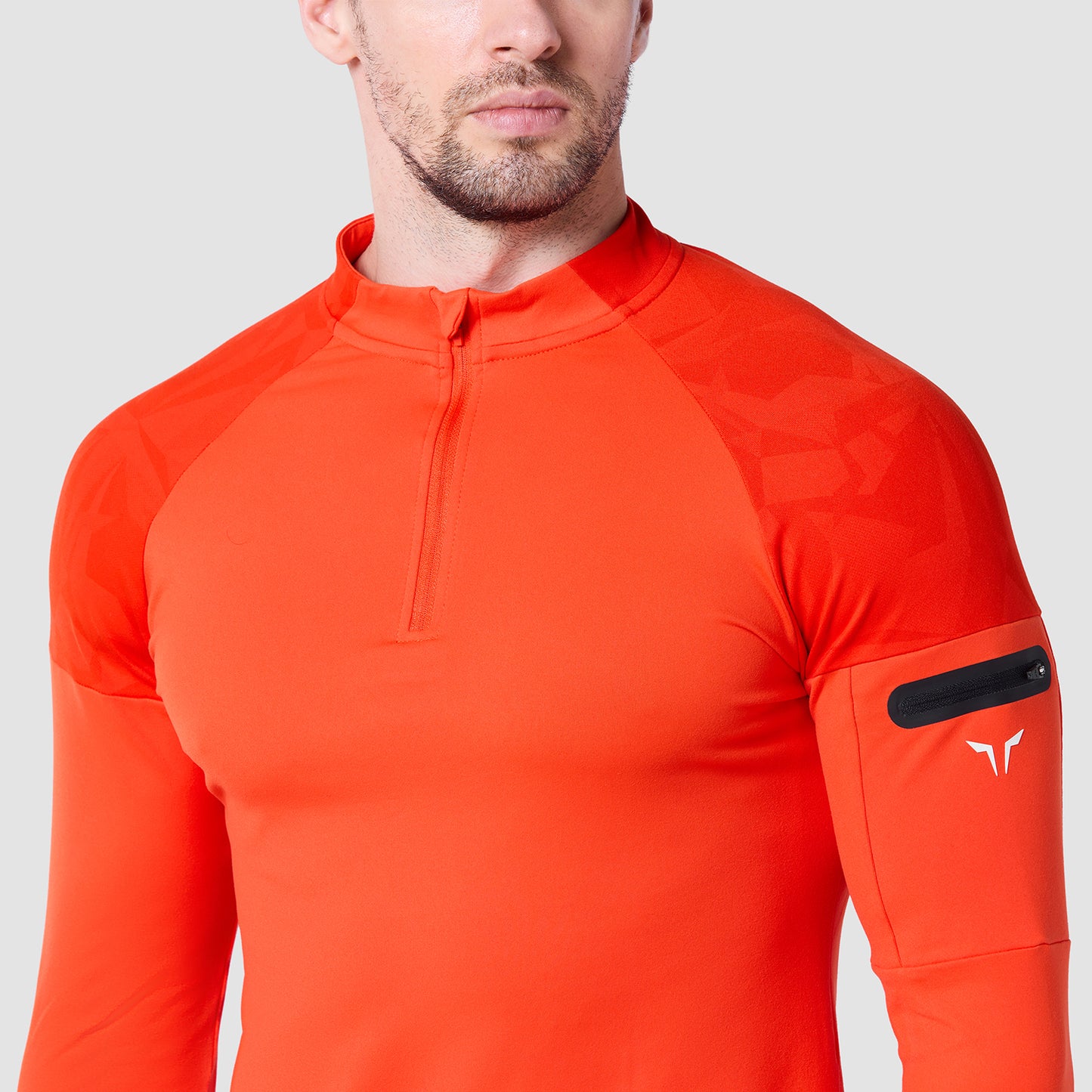 بلوزة إيفولف 2.0 للركض - نمط تموية برتقالي