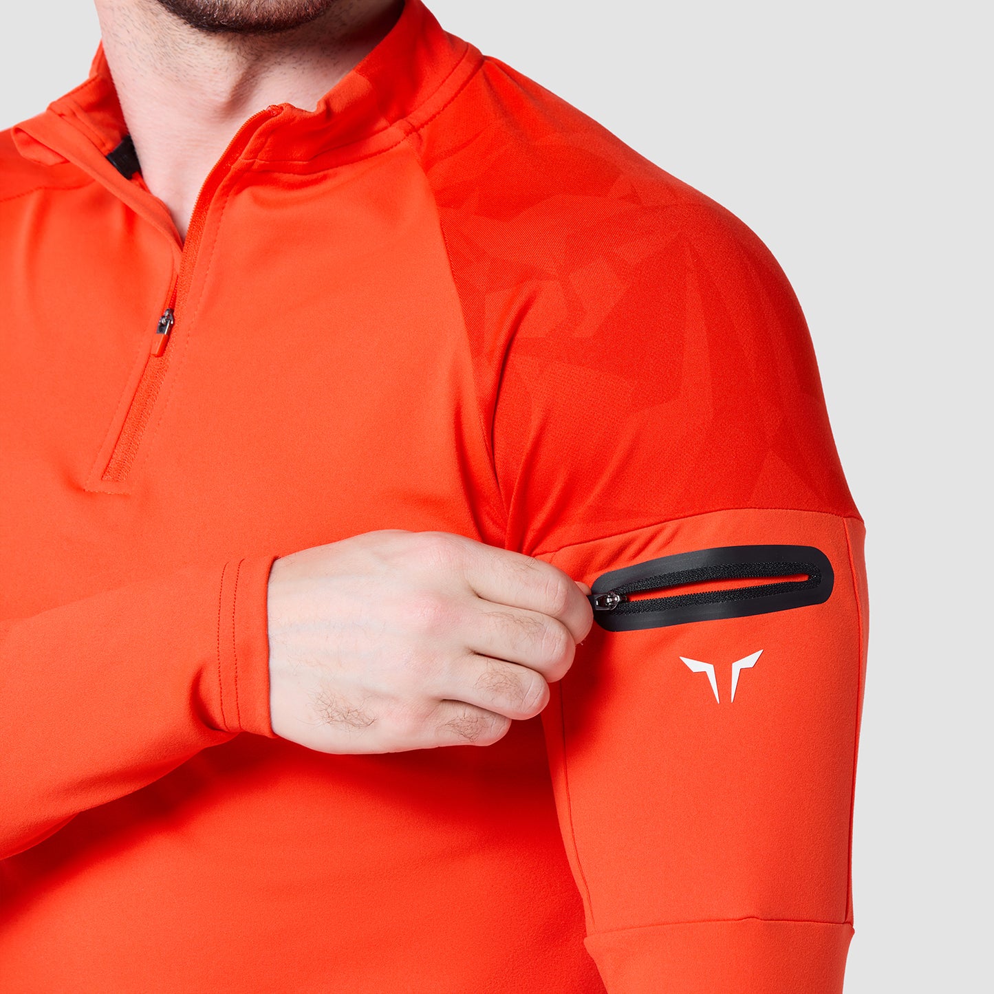 بلوزة إيفولف 2.0 للركض - نمط تموية برتقالي