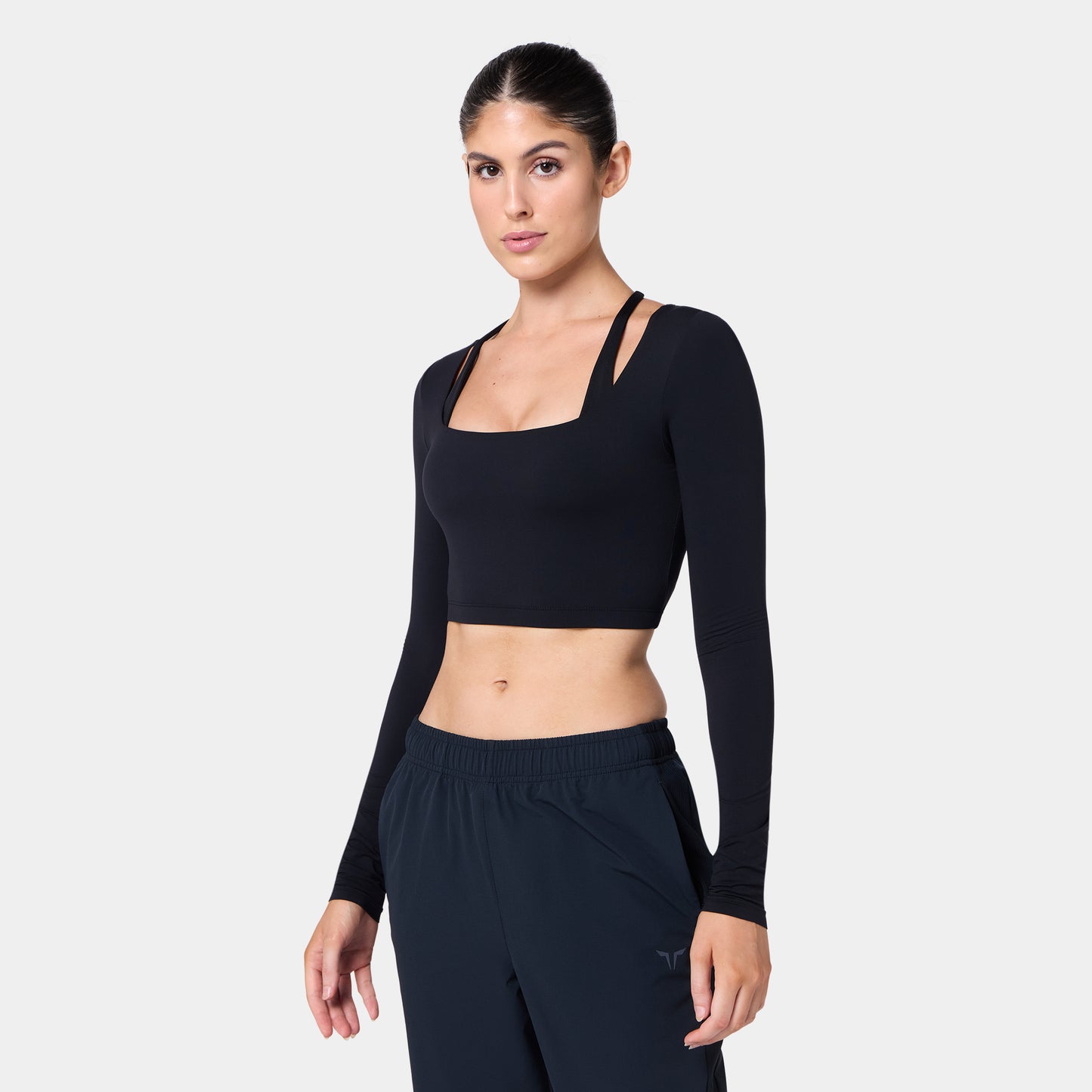 Warrior Crop Top - Black