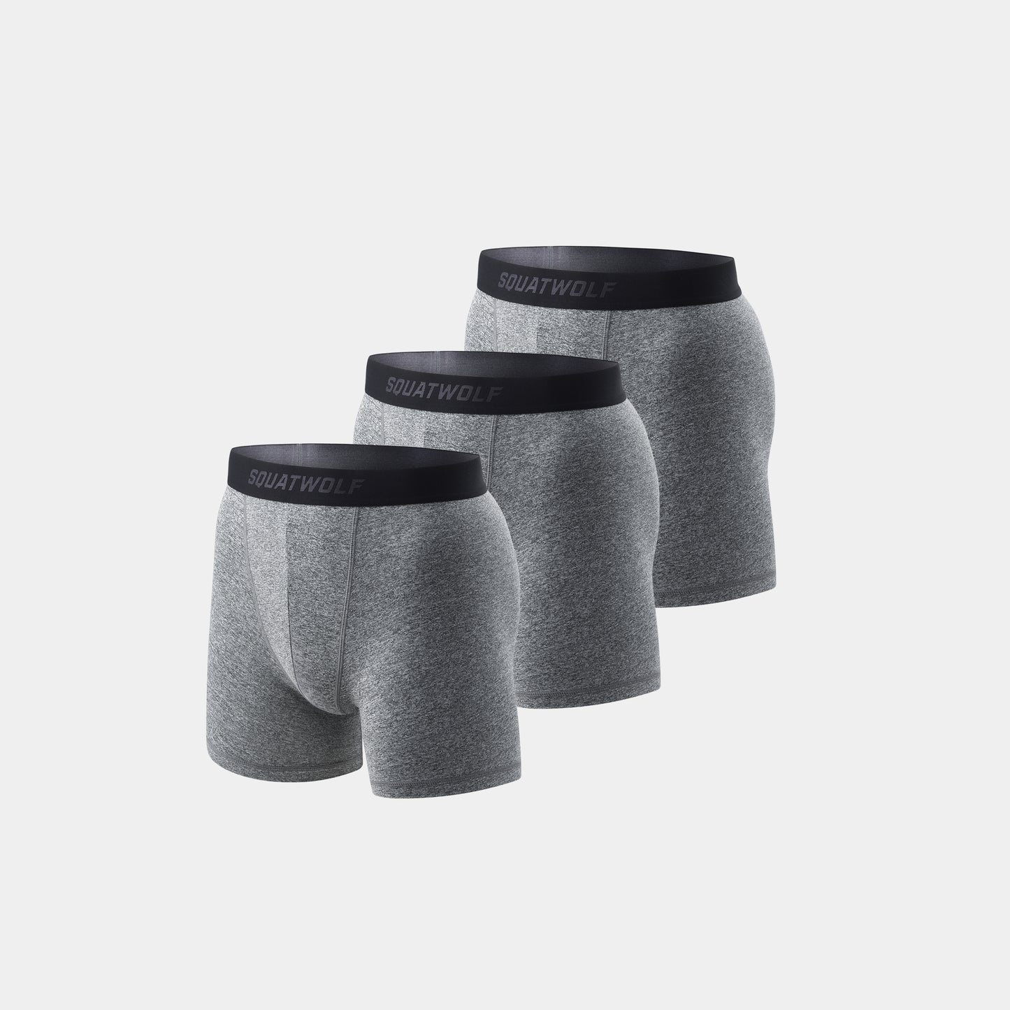 بوكسر 5" للأداء 3 قطع - رمادي فاتح مارل