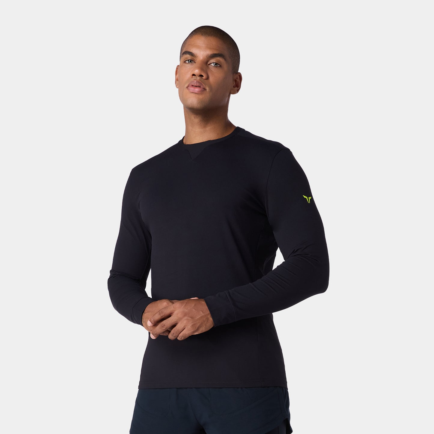 نيوتك تيشيرت سوبرناتشورال بأكمام طويلة - أسود