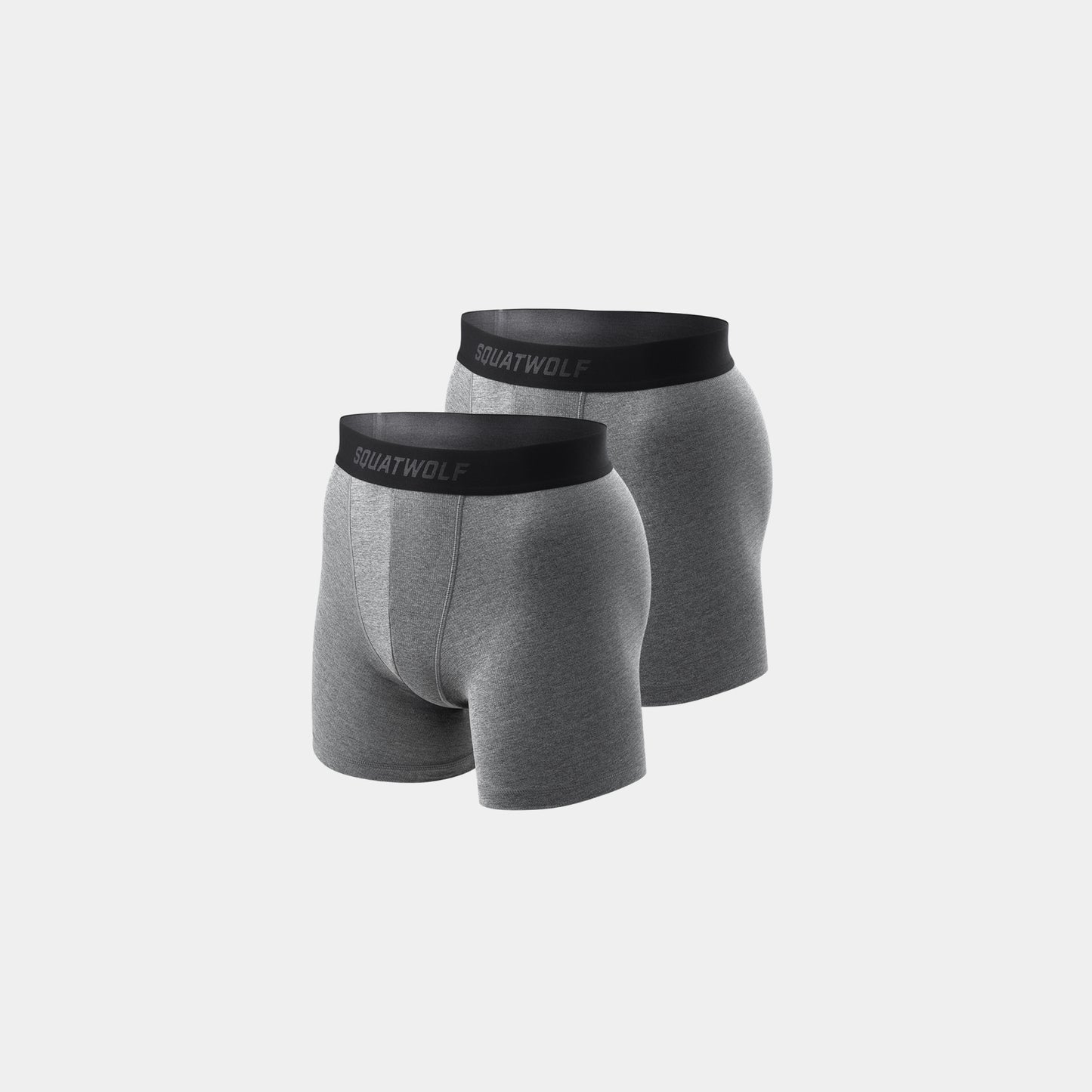 5" ACTDRY® Boxer Trunks 2 Pack - Light Grey Marl