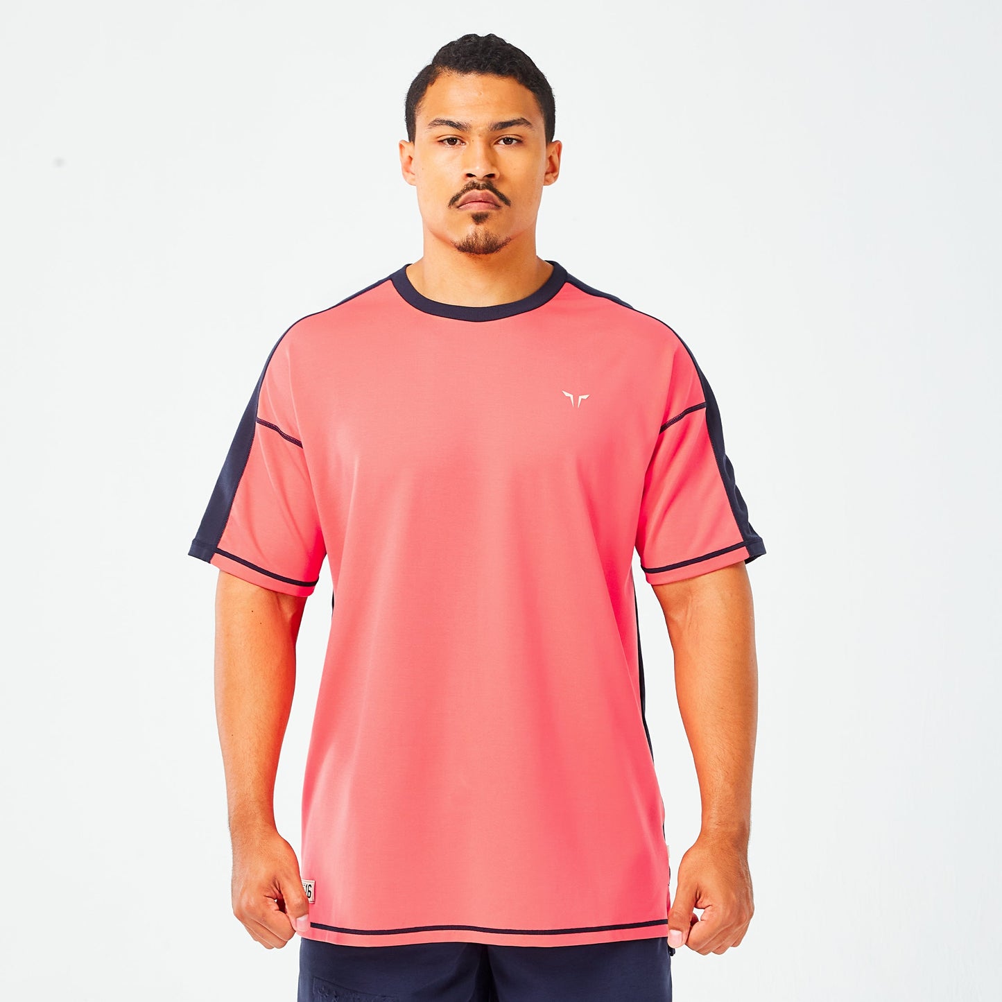 Golden Era Legacy Oversized T-shirt - Rose of Sharon & Navy