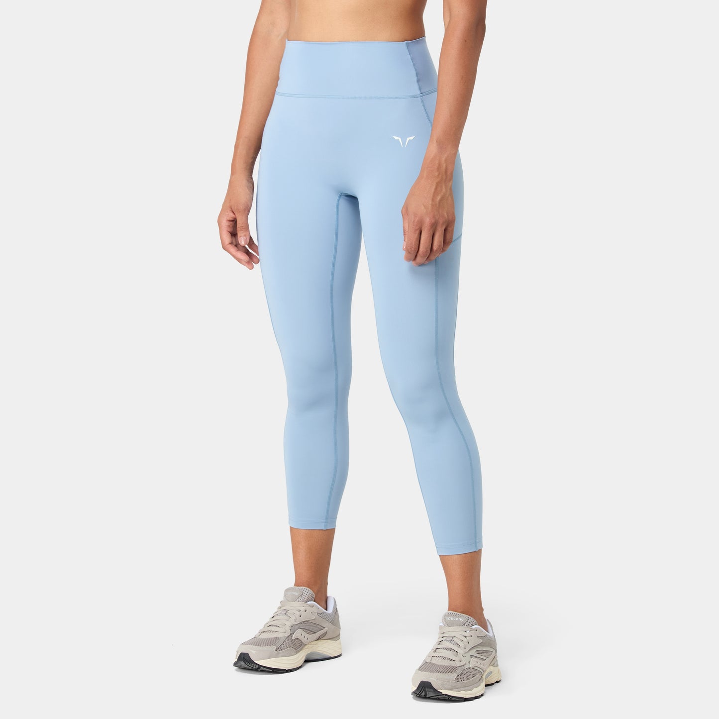 ليقينز بخصر مرتفع 24" - أزرق مغبر