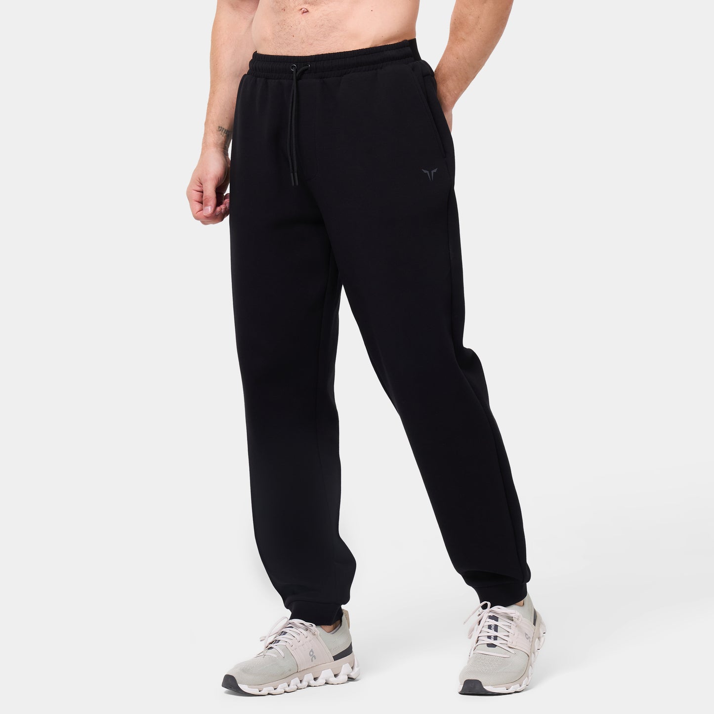 Wordmark Regular Joggers - Black