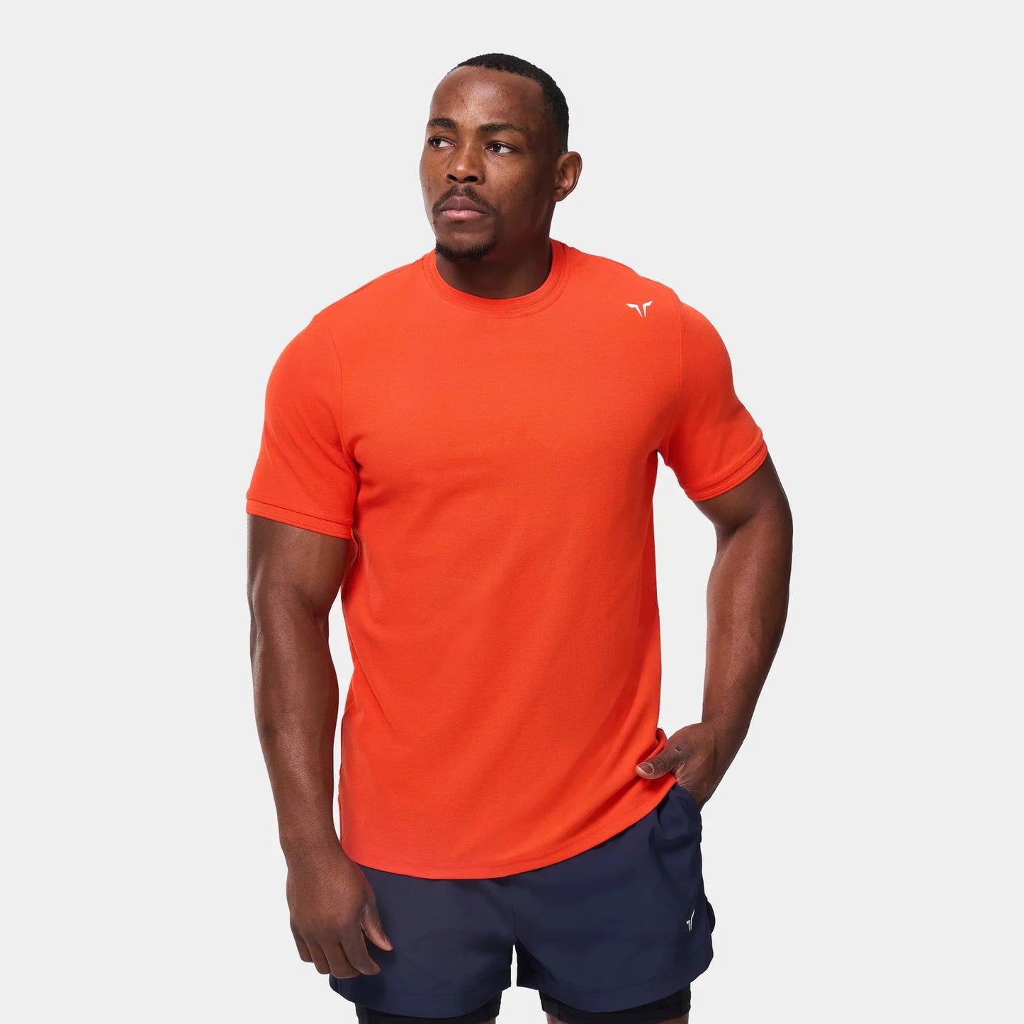 Core Crew Cut Tee 2 Pack – Orange.Com & Pearl White |