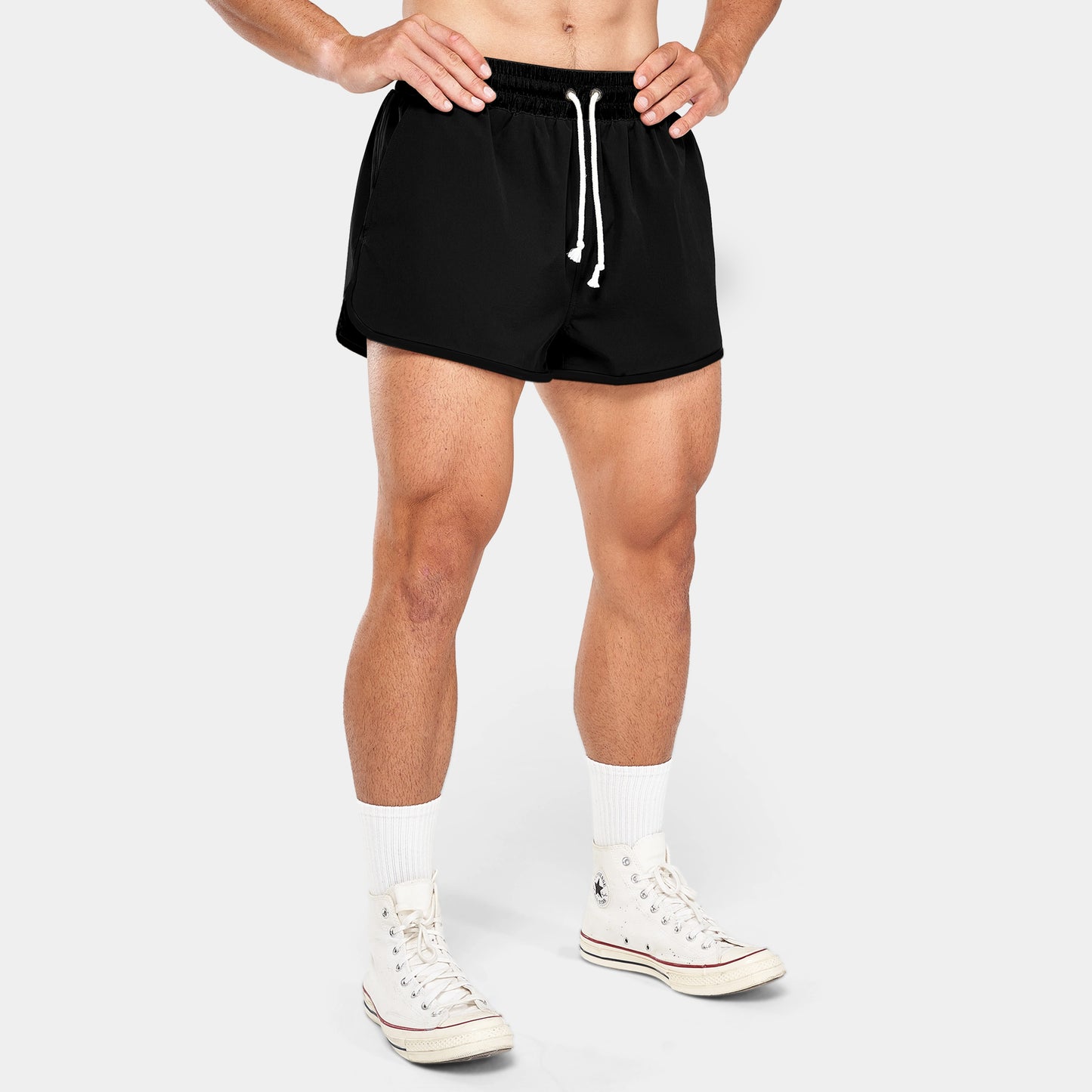 3" Jogger Shorts - Black