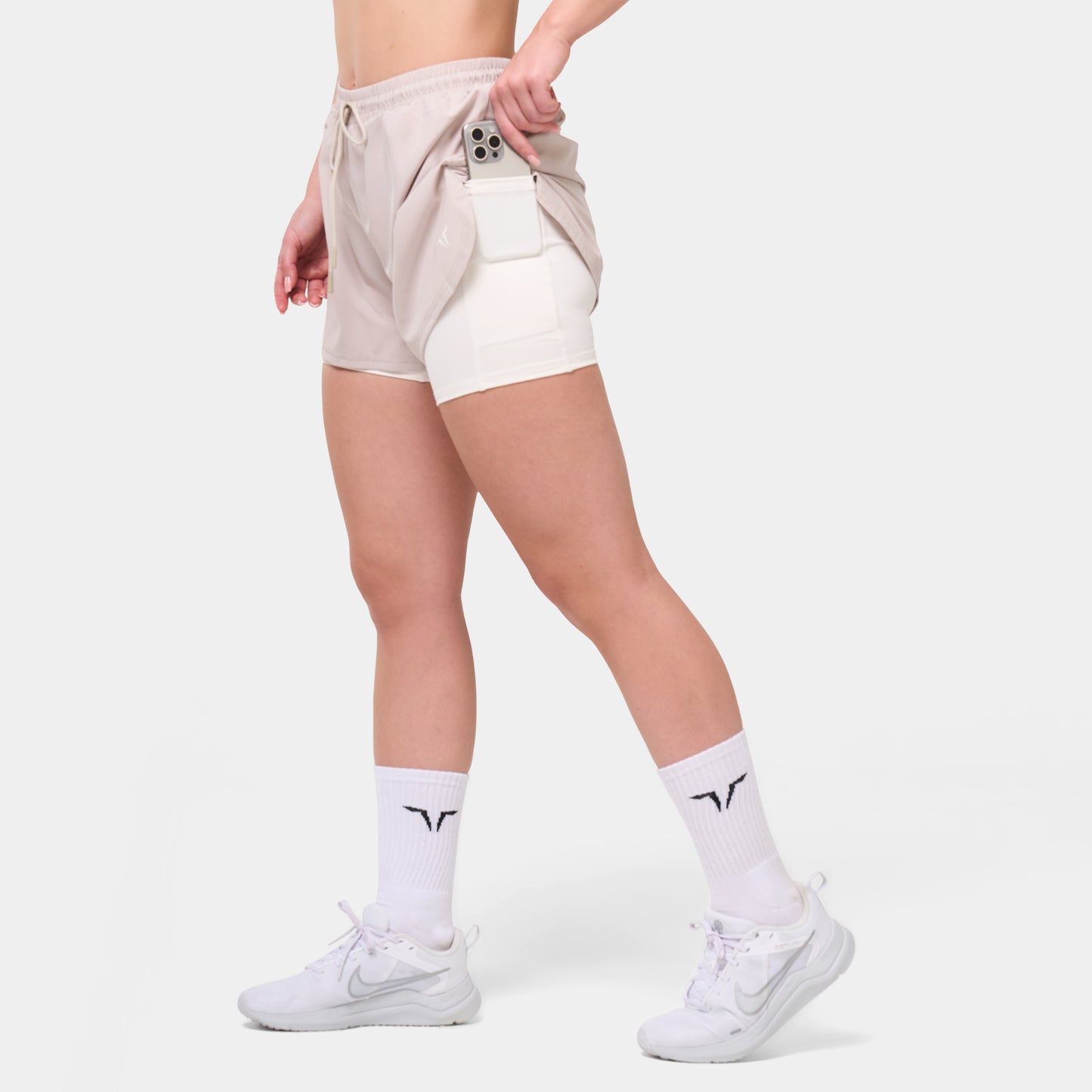 Essential 2-in-1 Shorts - Silver Lining