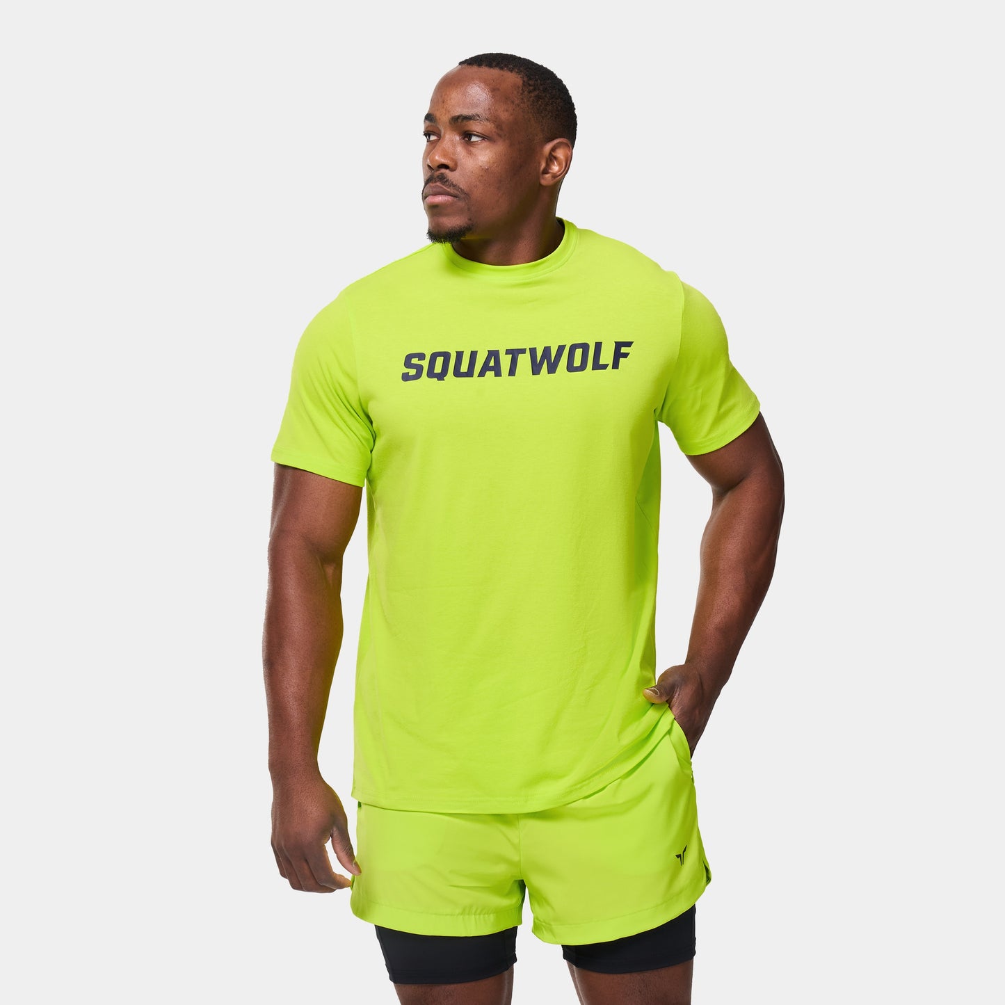 Wordmark Regular T-shirt - Fluo Yellow