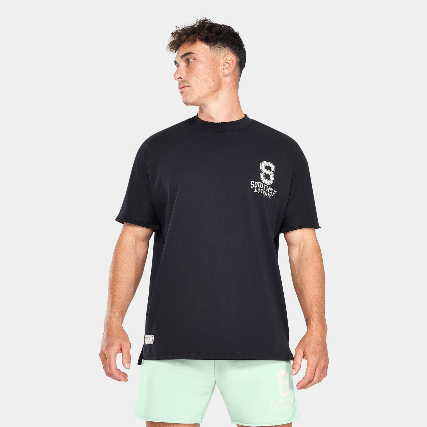 ستاي أوثنتيك تيشيرت فضفاض  - أسود