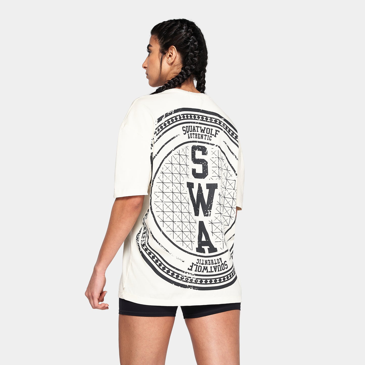 أوثنتيك تيشيرت جرافيكي فضفاض - سكري