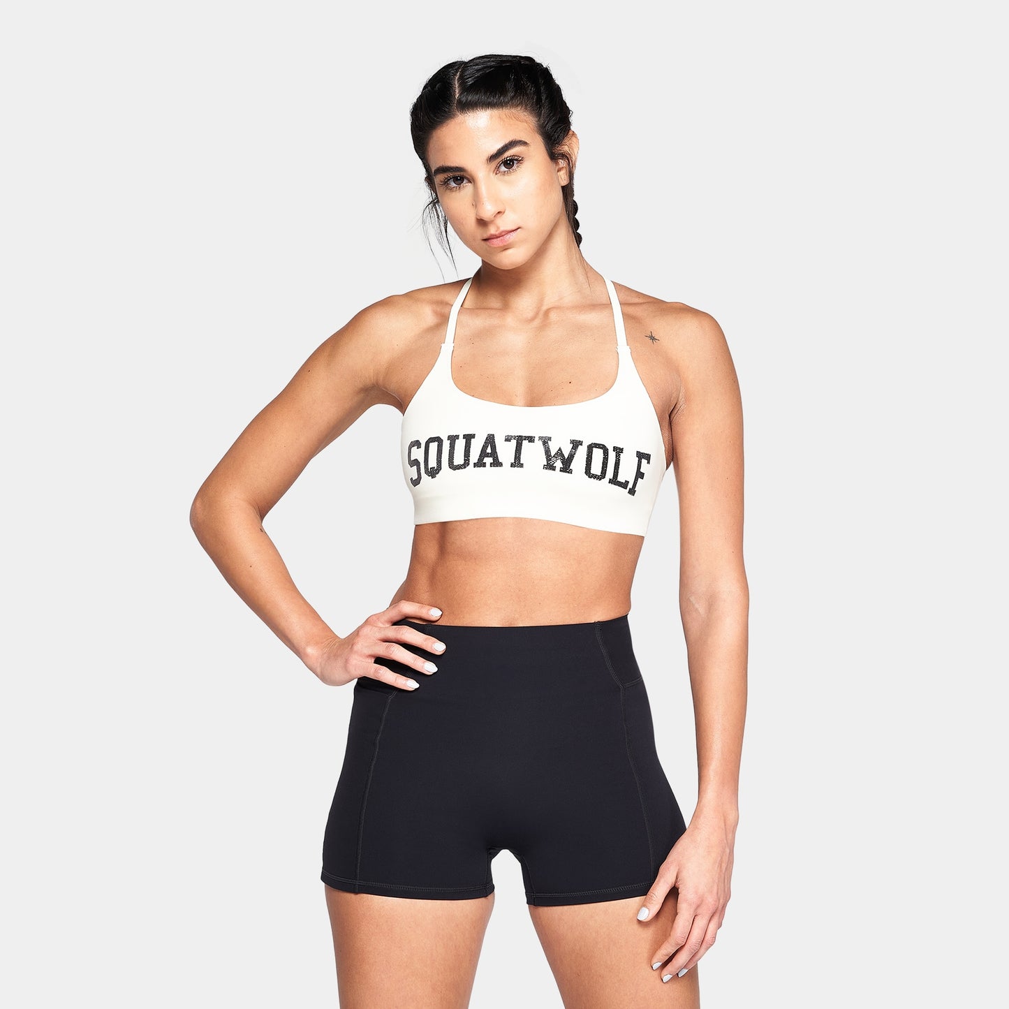 حمالة صدر بأربطة خلفية متعددة ومتقاطعة - سكري