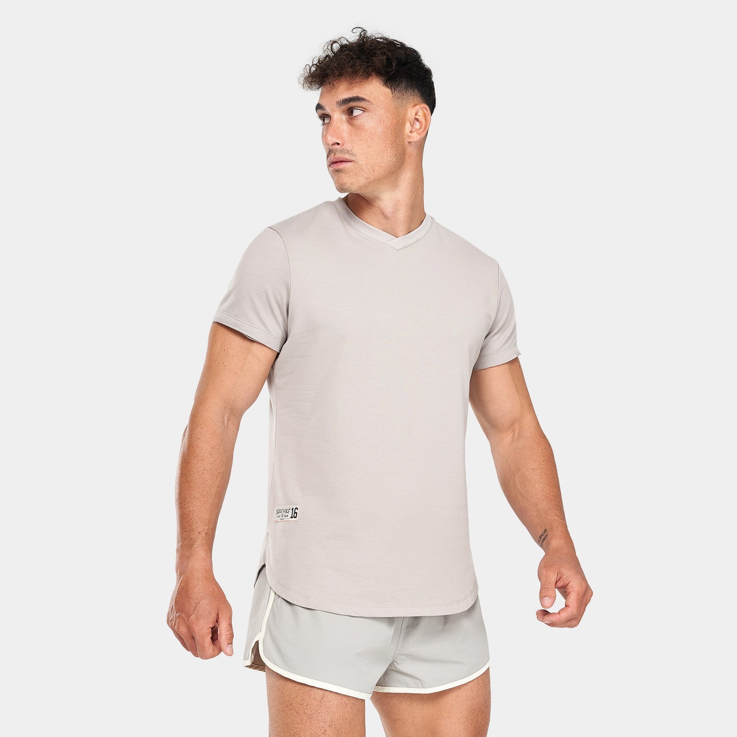  جولدن إيرا فريش ليجاسي تيشيرت ضيق - بالوما رمادي فاتح