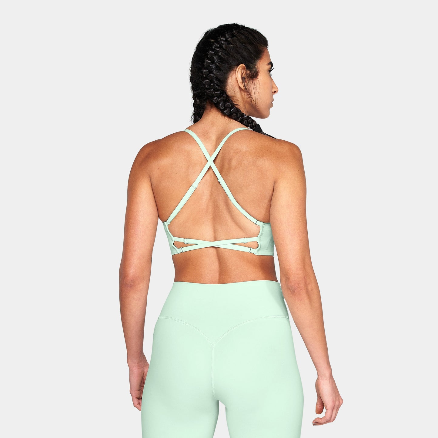 حمالة صدر بأربطة خلفية متعددة ومتقاطعة - اكوا فاتح