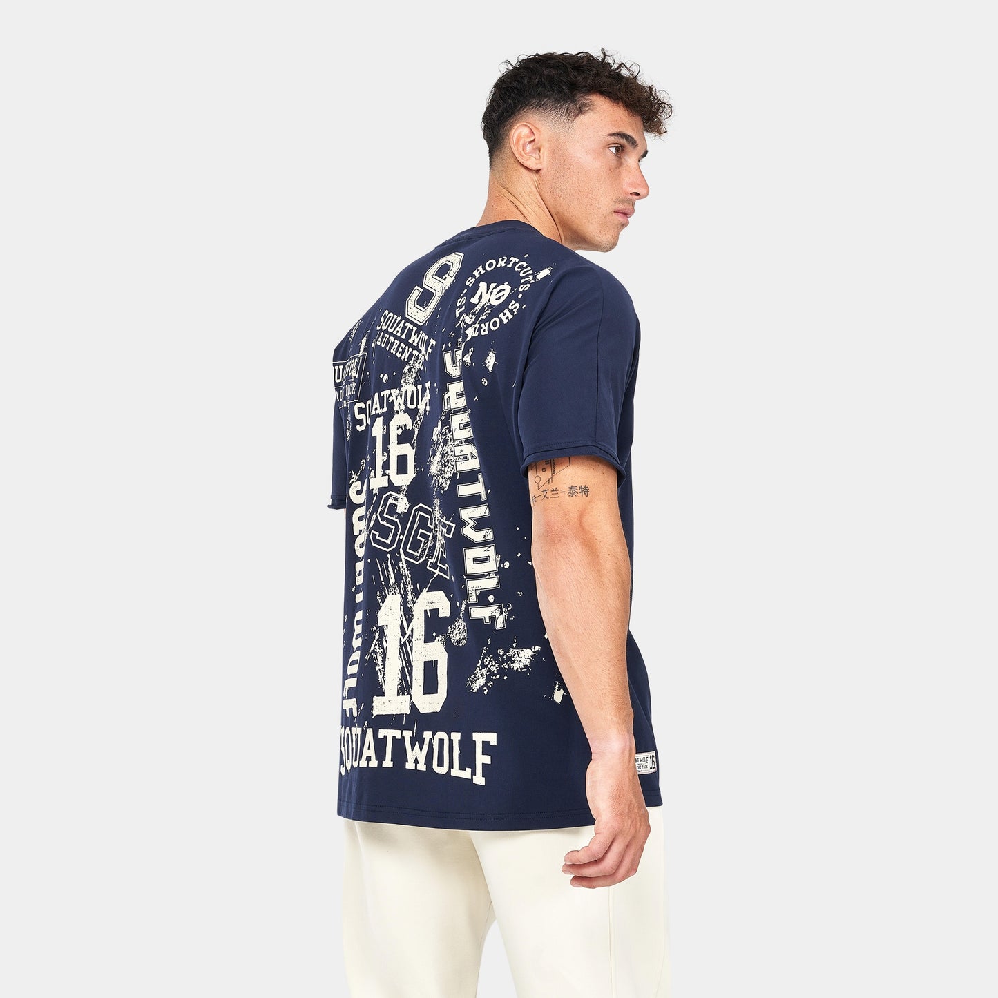 Stay Authentic Oversized T-shirt - Navy