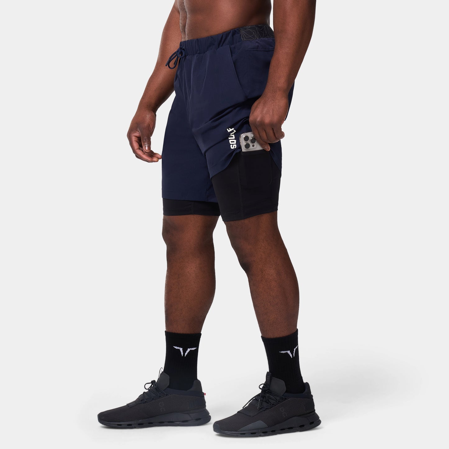 Core 7'' ProTech 2-in-1 Shorts - Navy Print