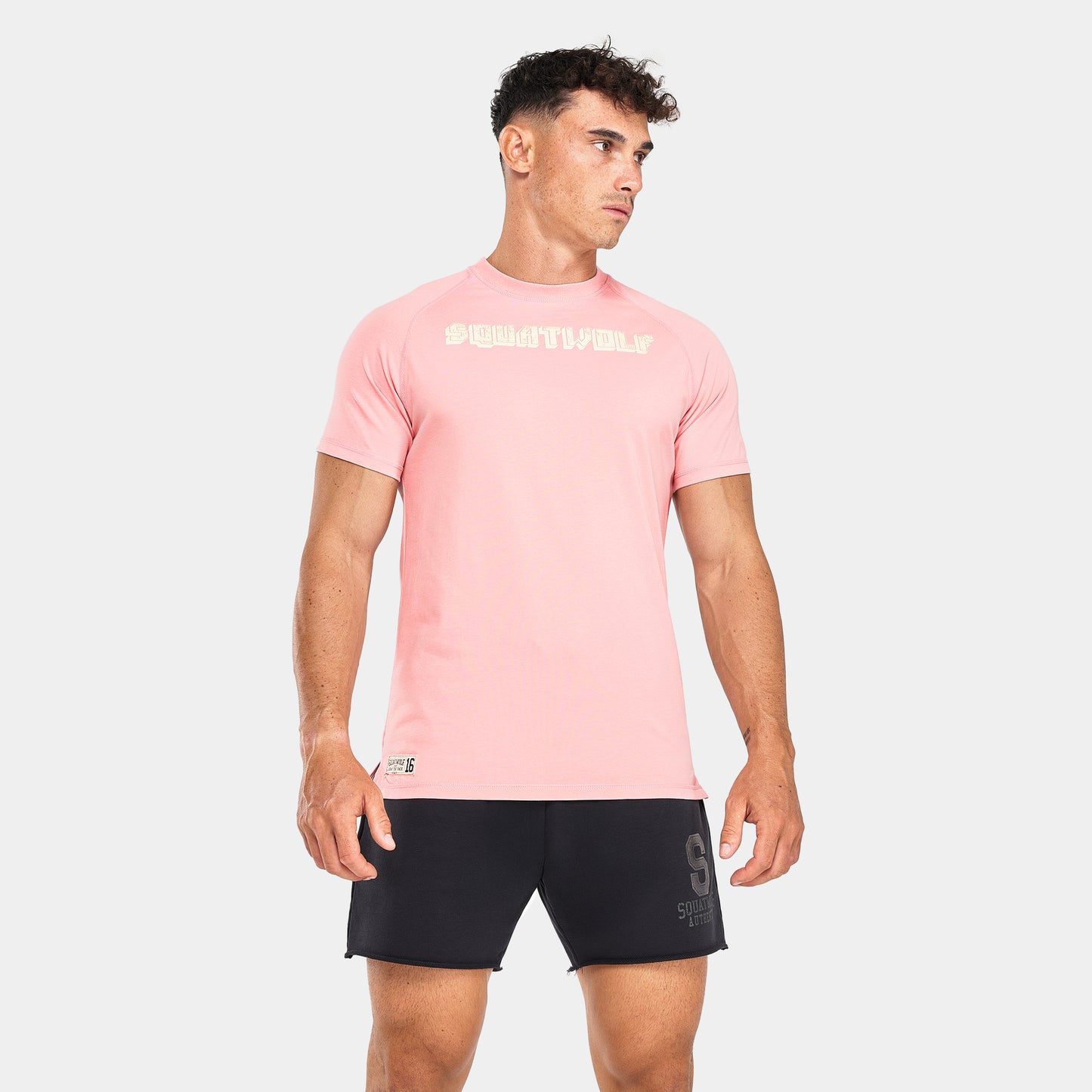 تيشيرت رغلان جرافيكي رياضي - موف فاتح