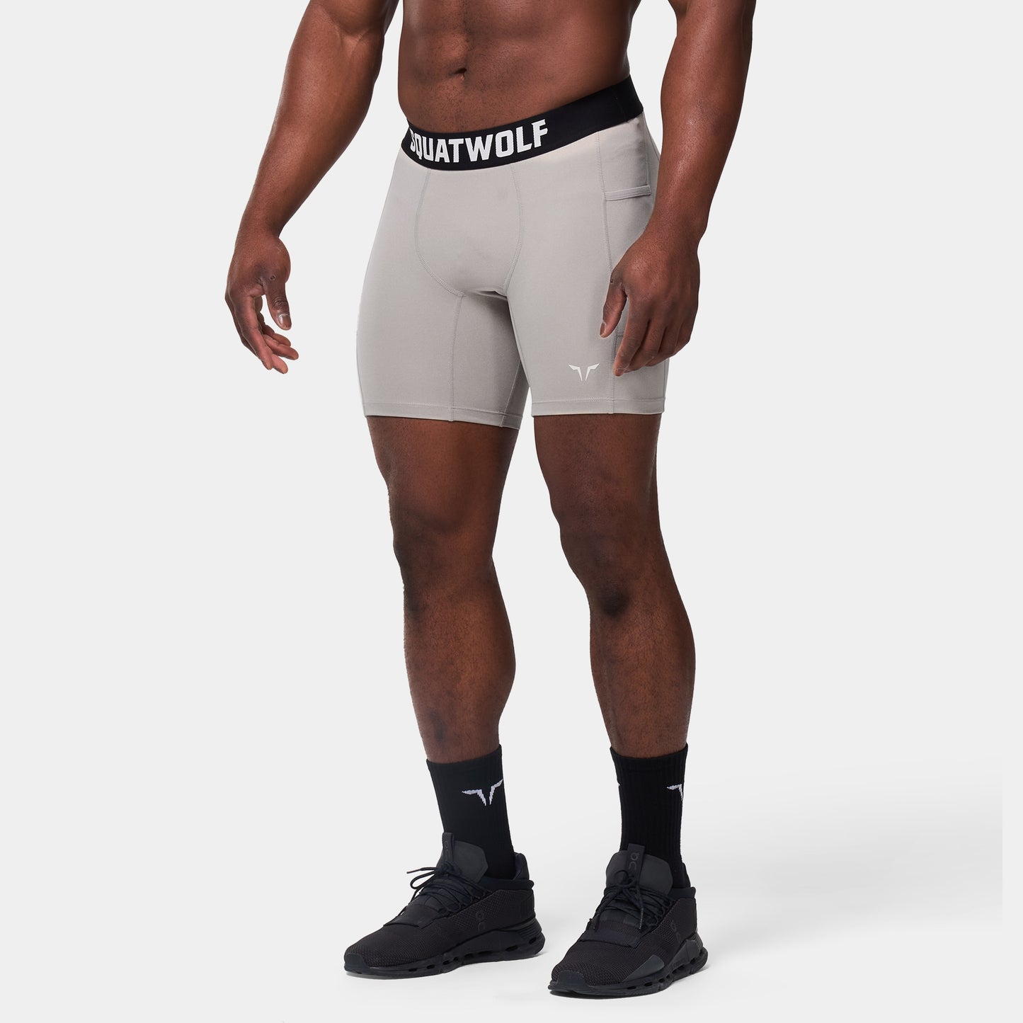 Baselayer Shorts 7" - Paloma Grey Marl