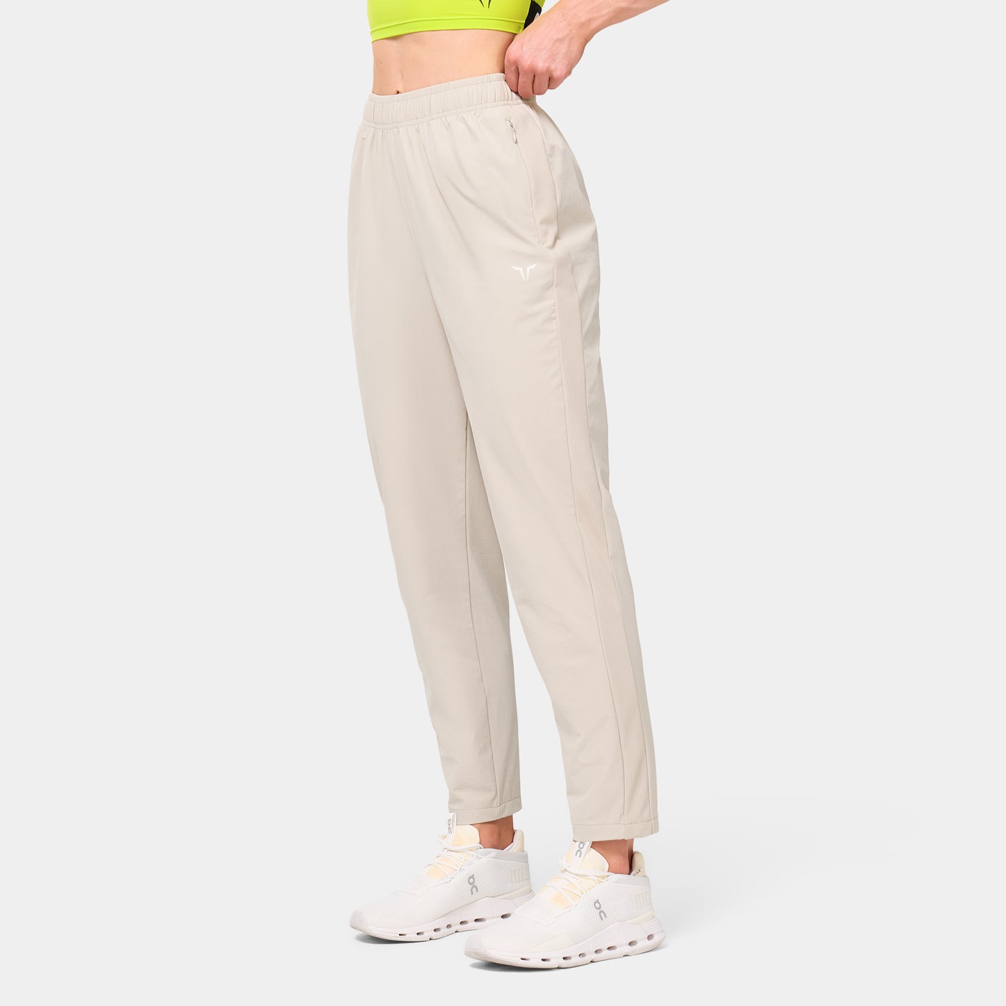 Woven Slim Leg Pants - Silver Lining