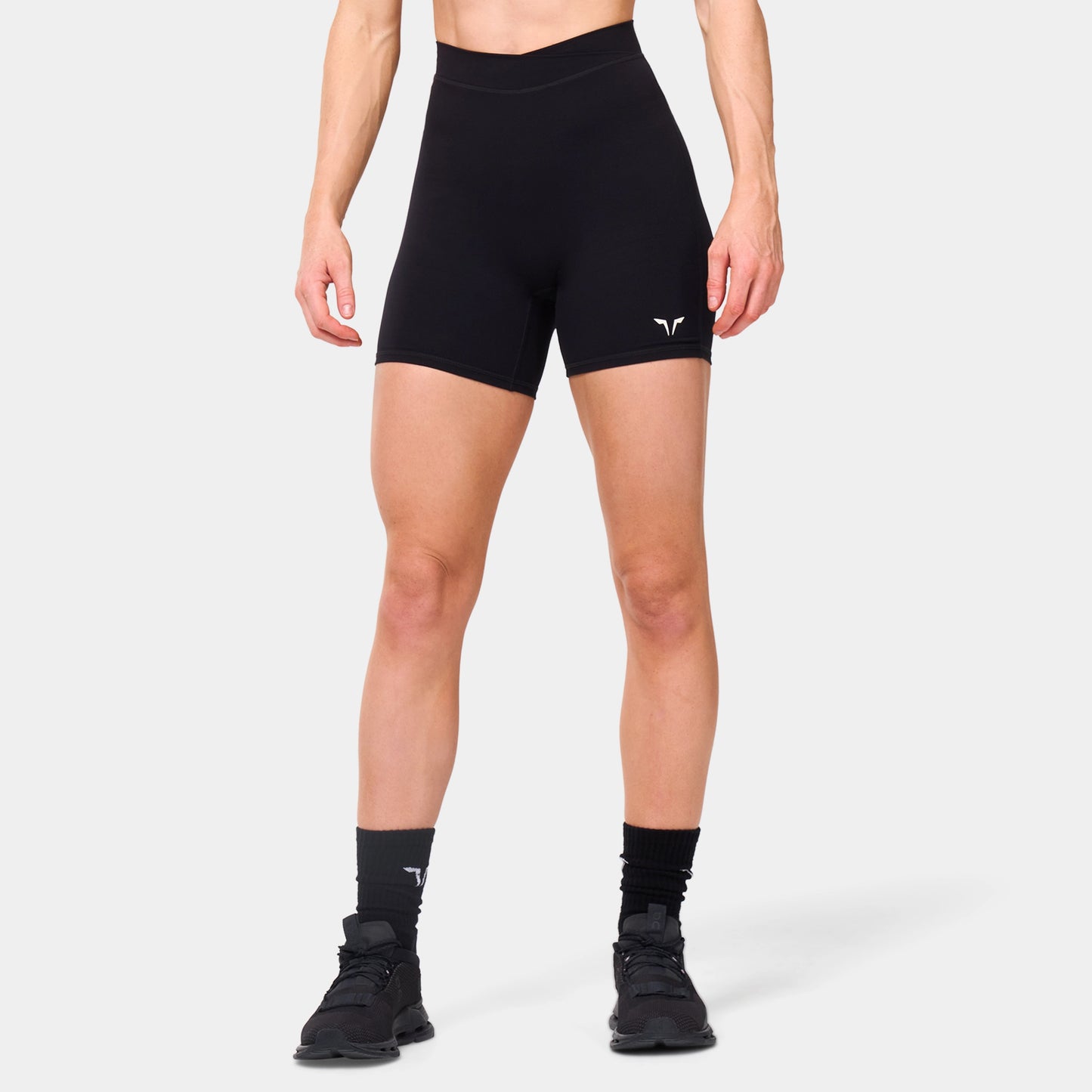 5" Wrap Waist Shorts - Black
