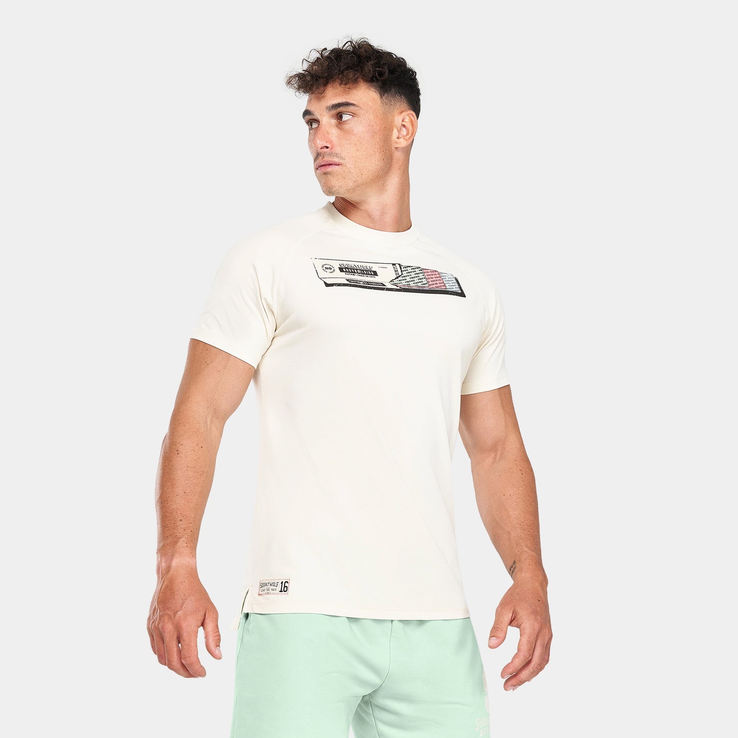 تيشيرت رغلان جرافيكي رياضي - سكري