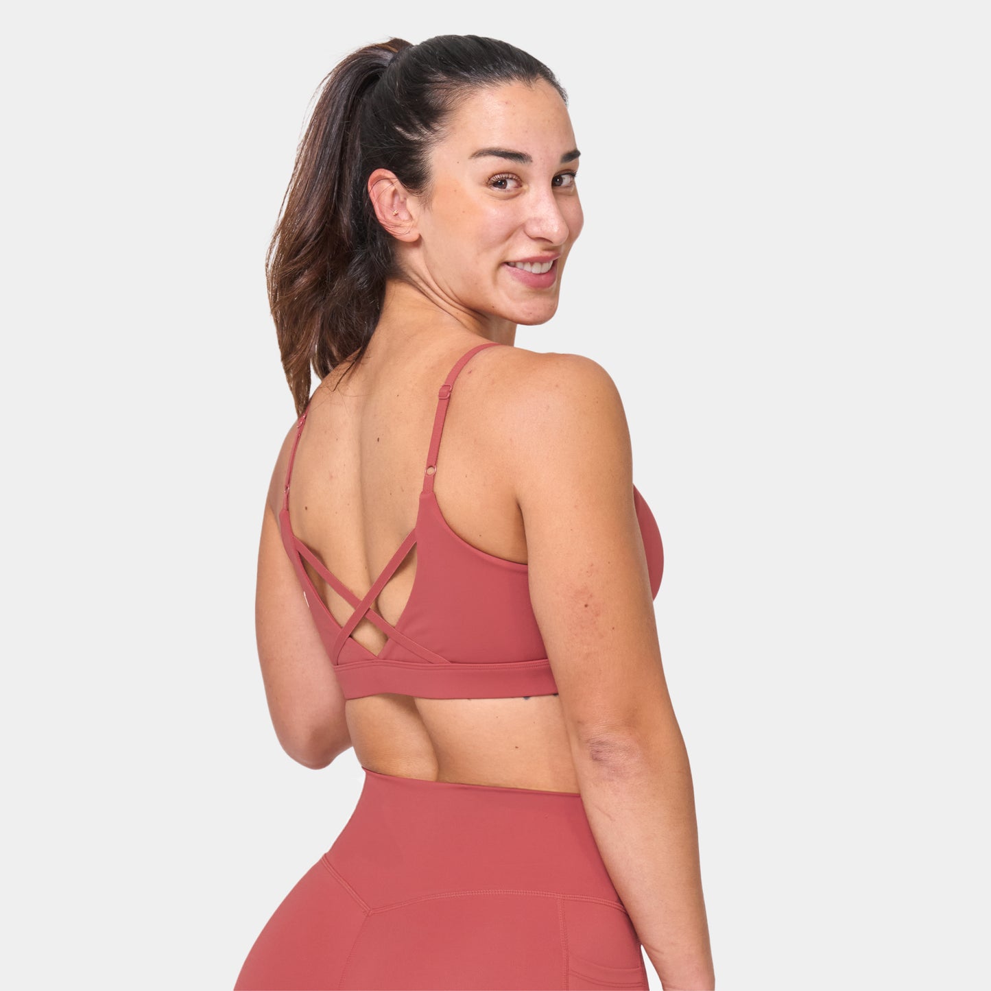 Strappy Bra - Marsala