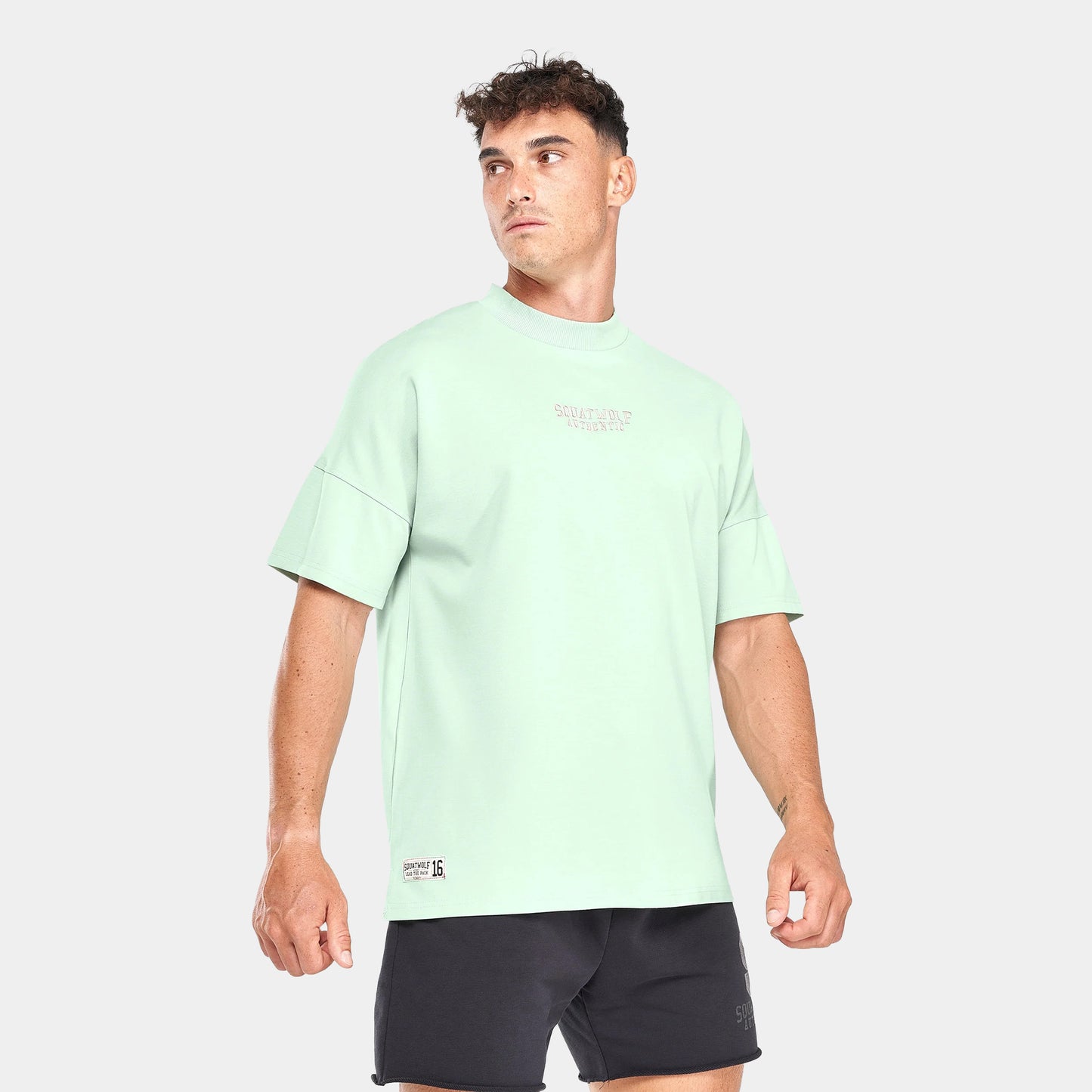 Golden Era Authentic Oversized T-shirt - Aqua Foam