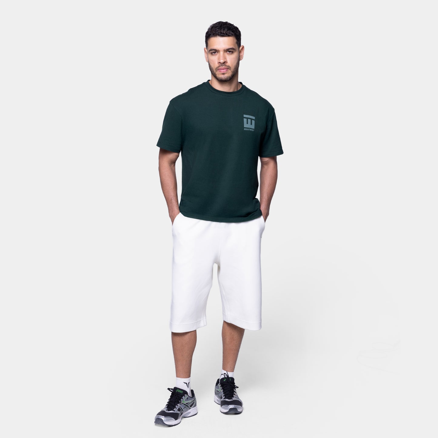 تيشيرت سكوات وولف x إبراهيم زكي فضفاض - أخضر