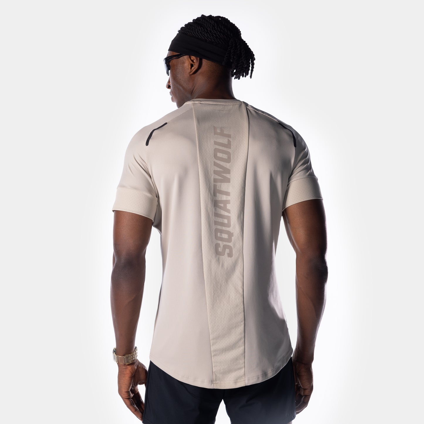 لاب 360° تيشيرت أكت دراي® جرافيكي - فضي مطفي