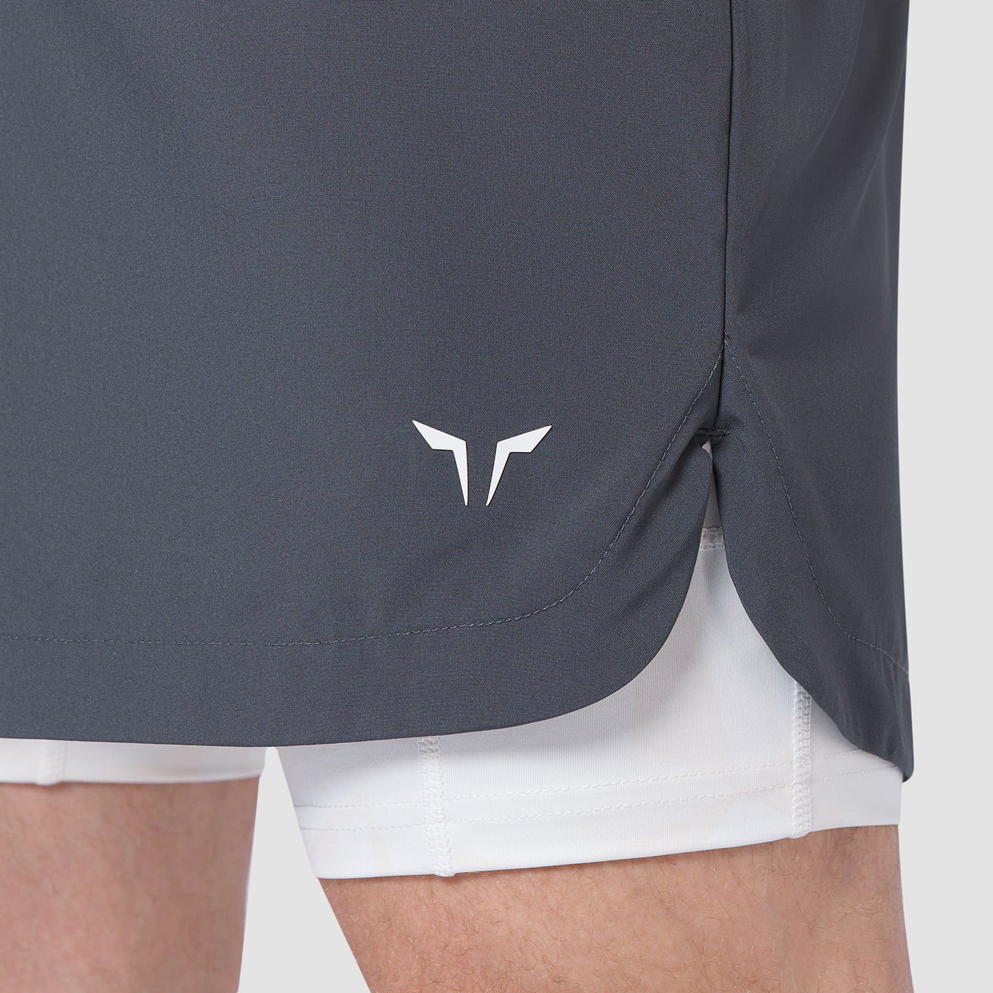 شورت ليميتليس 2 في 1 بطول 7 انش - أسفلت