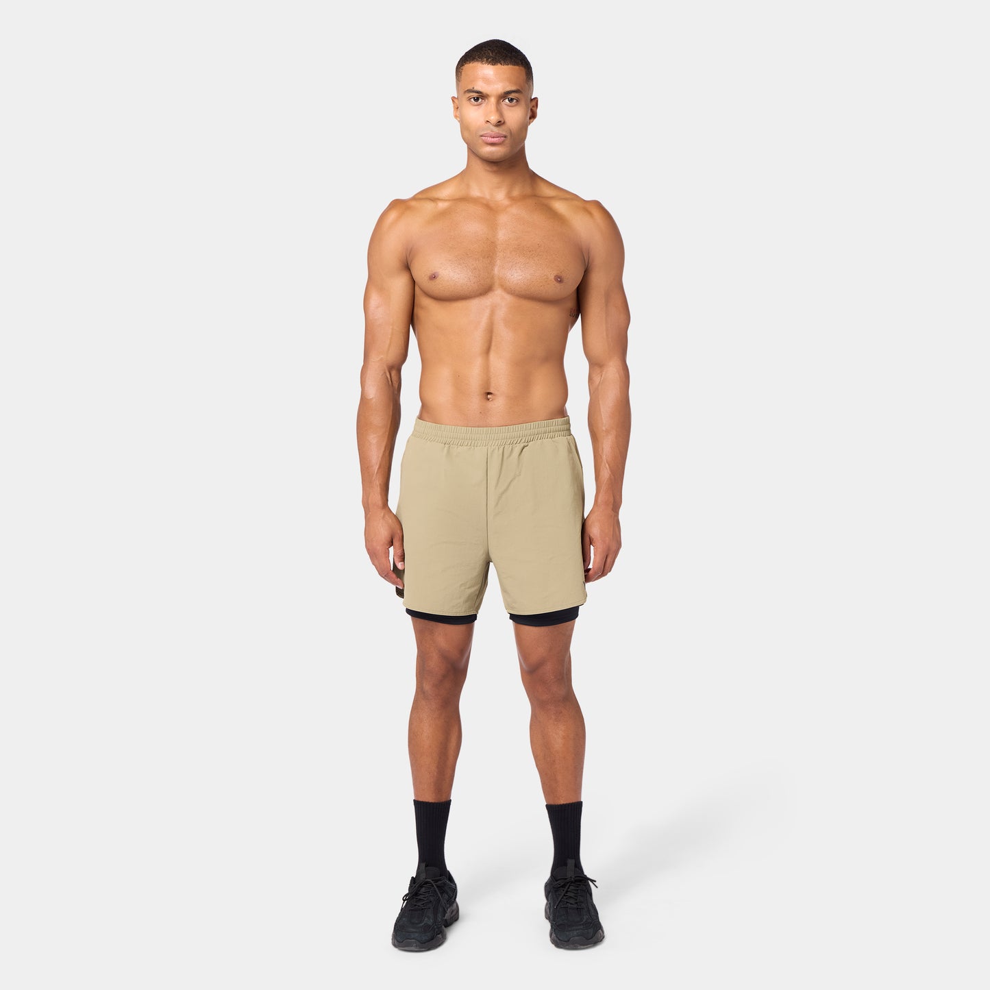 آكت دراي® شورت 2 في 1 5" - زيتوني