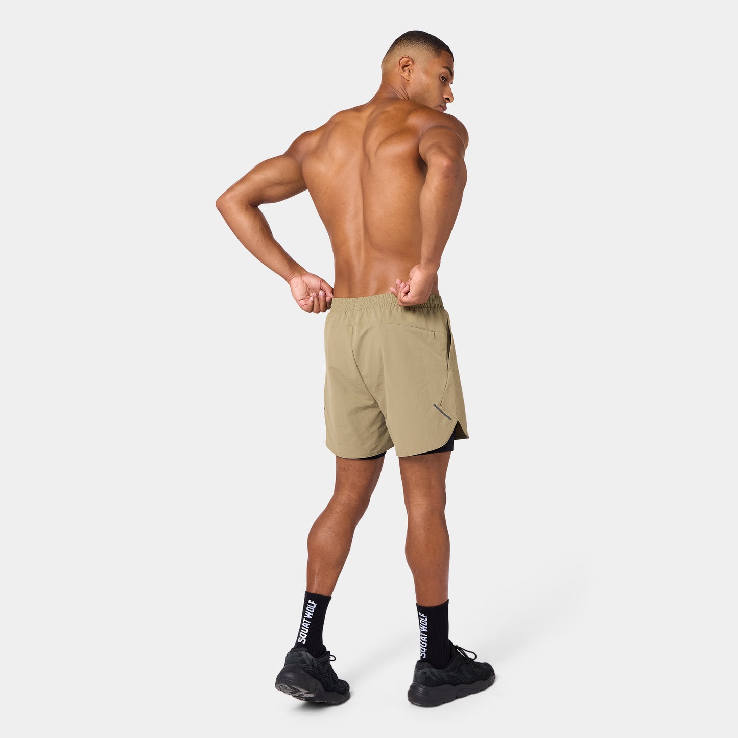 آكت دراي® شورت 2 في 1 5" - زيتوني