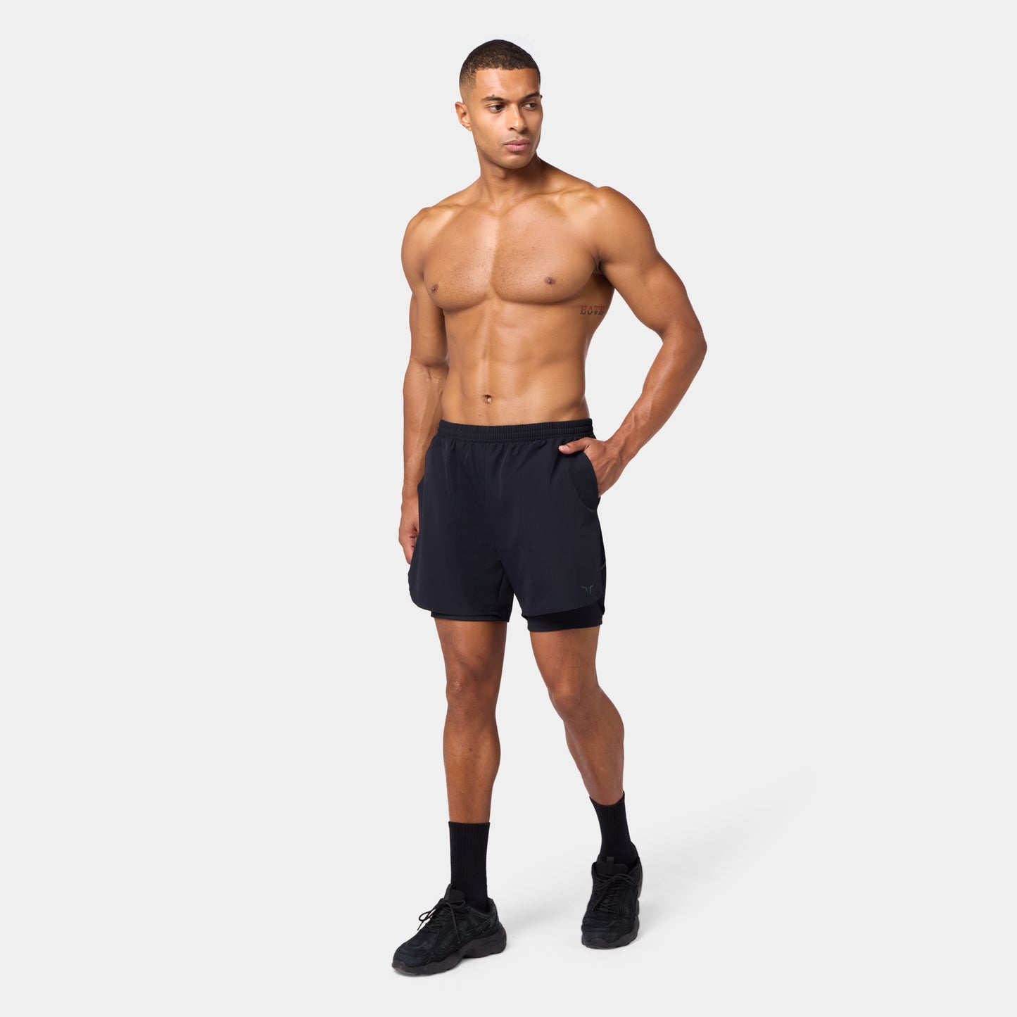 ACTDRY® 2-In-1 5" Shorts - Black