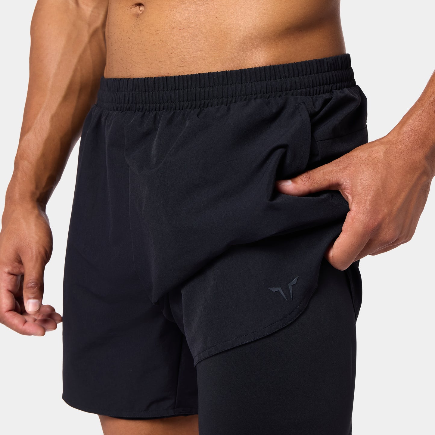 ACTDRY® 2-In-1 5" Shorts - Black