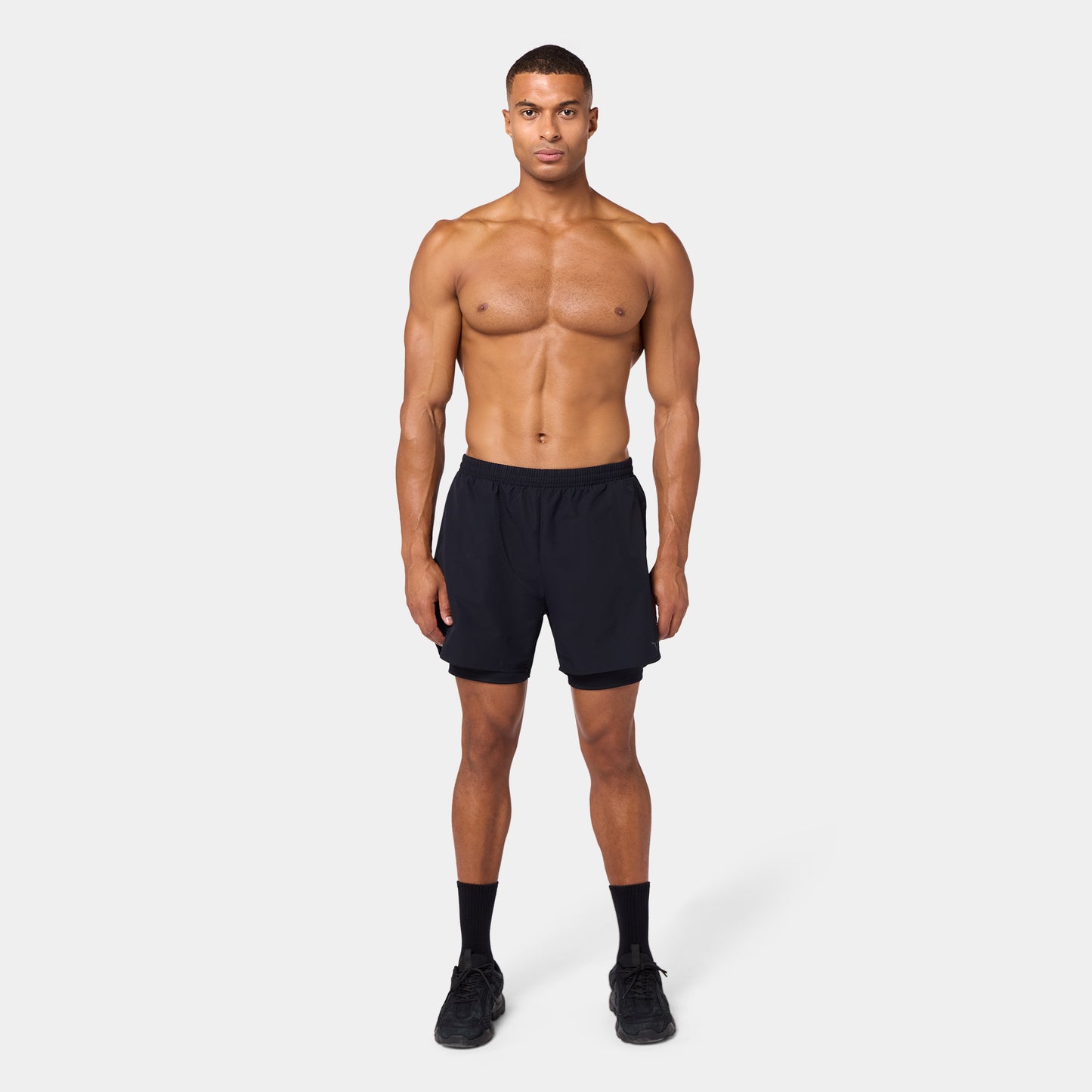 ACTDRY® 2-In-1 5" Shorts - Black