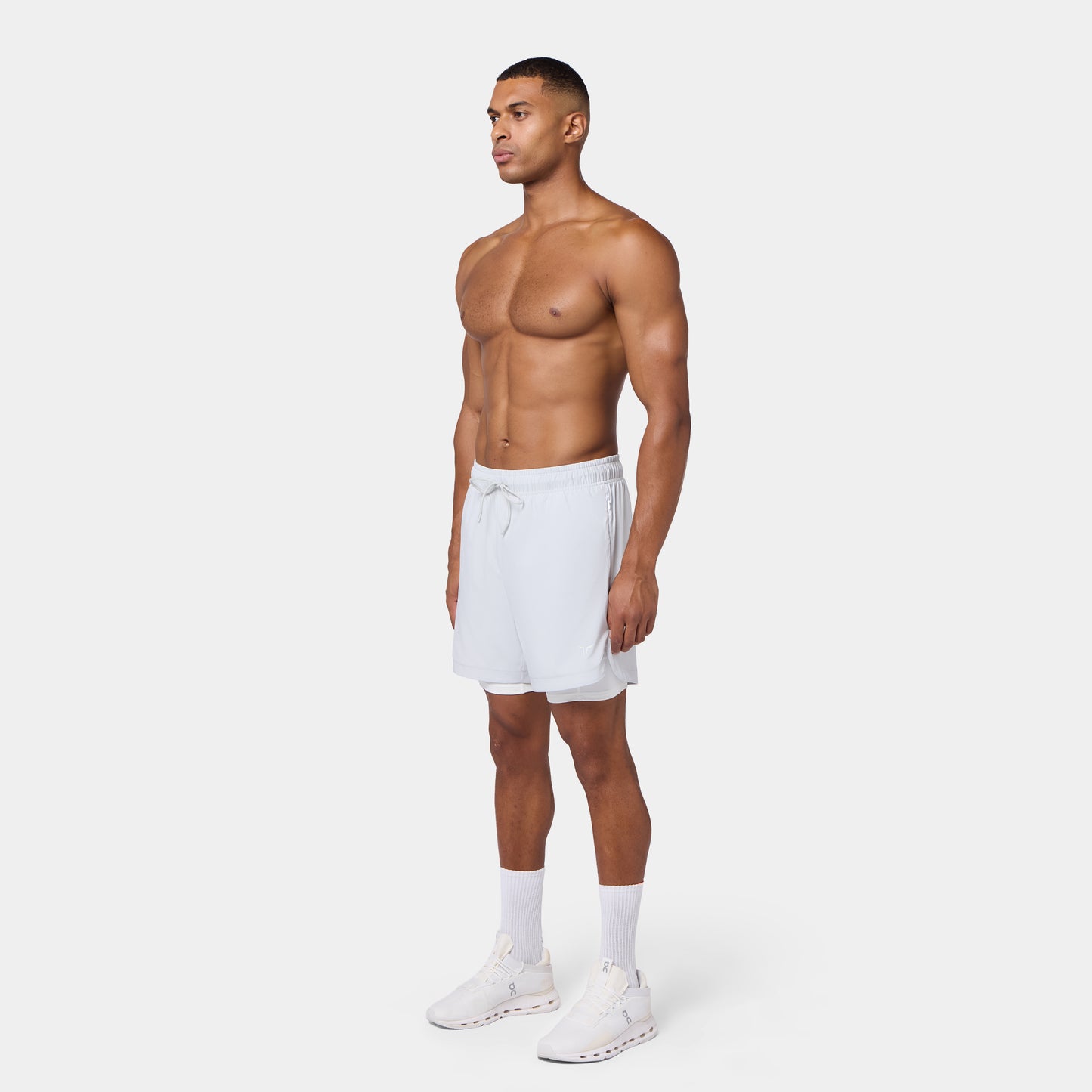 Limitless 2-In-1 7" Shorts - Oyster Mushroom